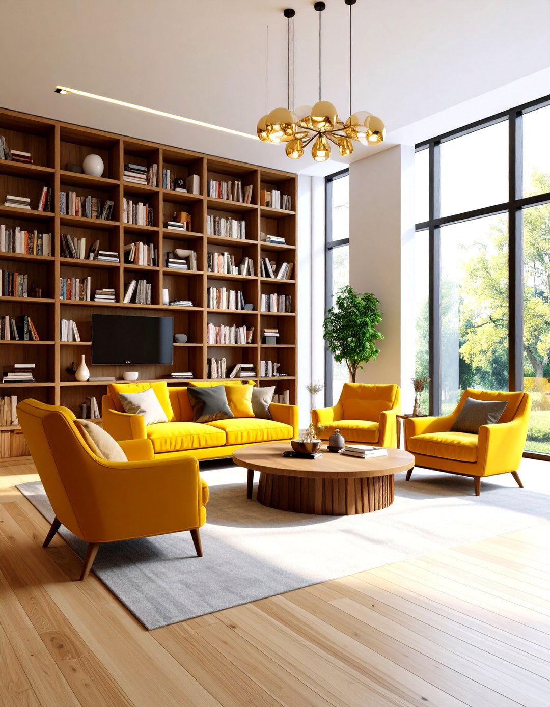 Sophisticated Media Library - 24 Tv Room Ideas