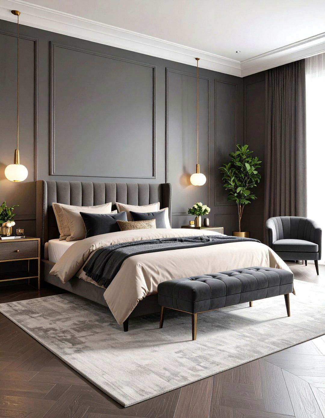 Sophisticated Taupe Bedroom - 24 Neutral Bedroom Ideas