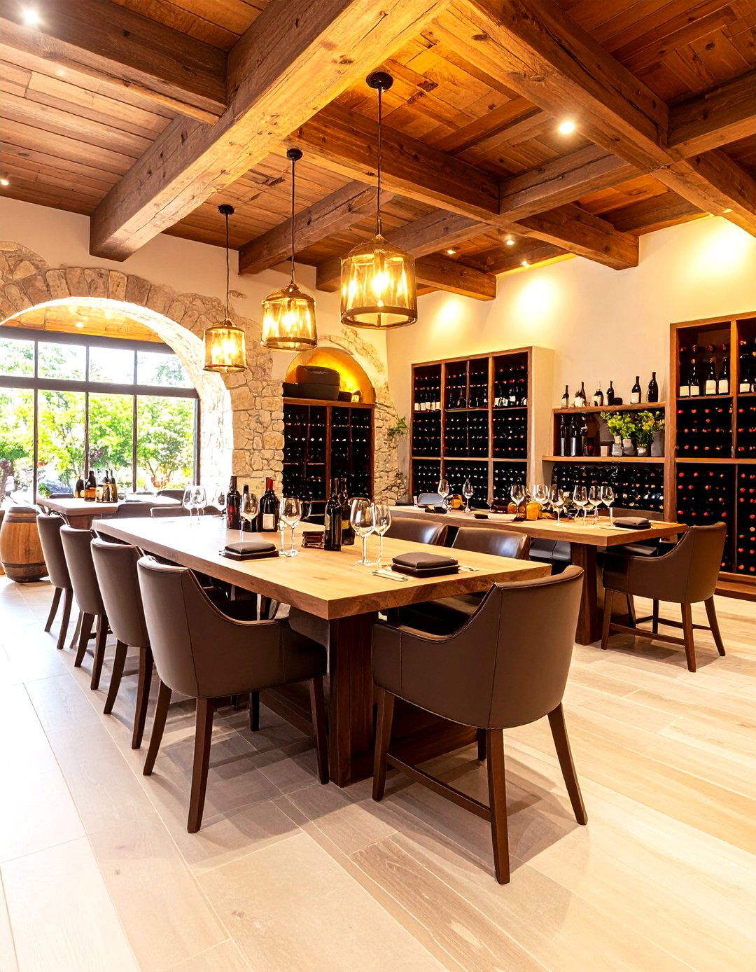 Sophisticated Wine Cellar Tasting Room - 24 Man Cave Ideas