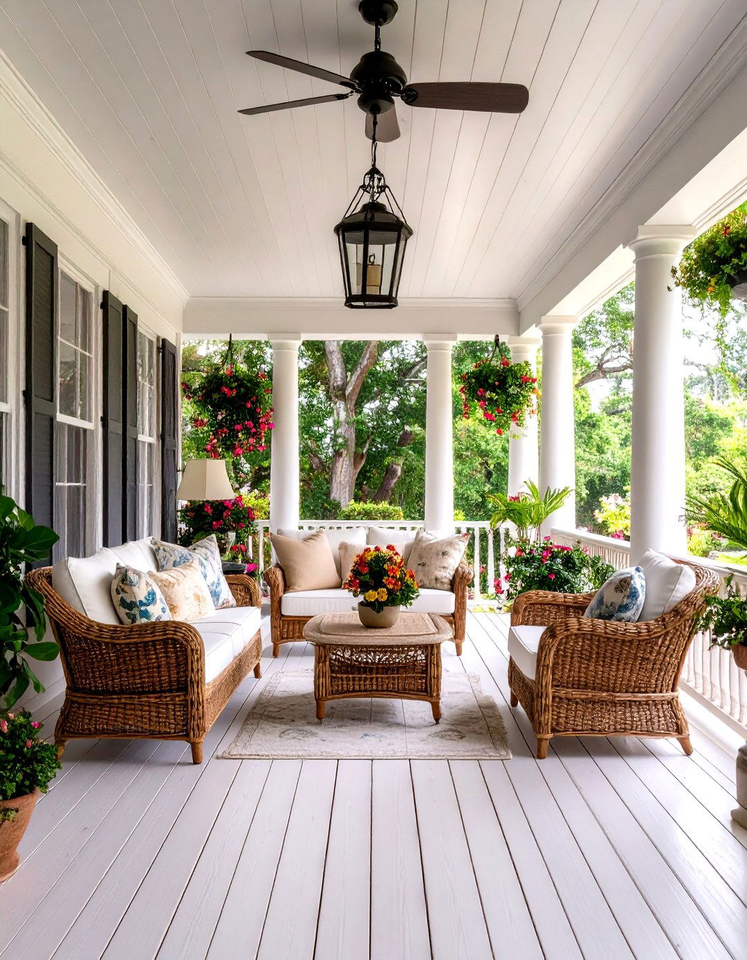 Southern Plantation Enclosed Porch - 24 Enclosed Porch Ideas