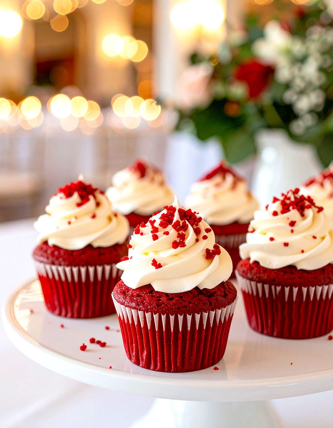 Southern Red Velvet Charm - 24 Wedding Cupcake Ideas