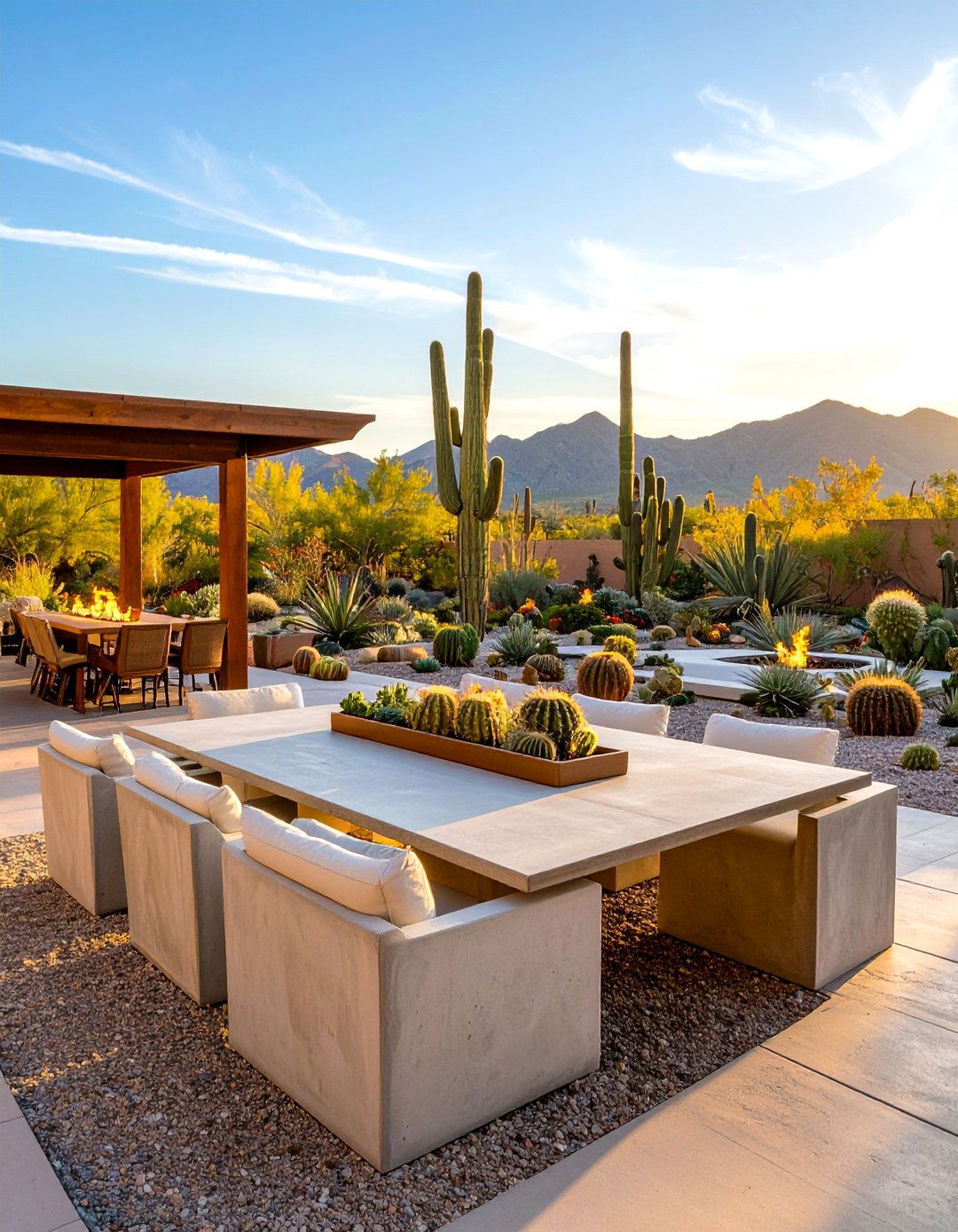Southwest Desert Modernism - 24 Outdoor Dining Area Ideas