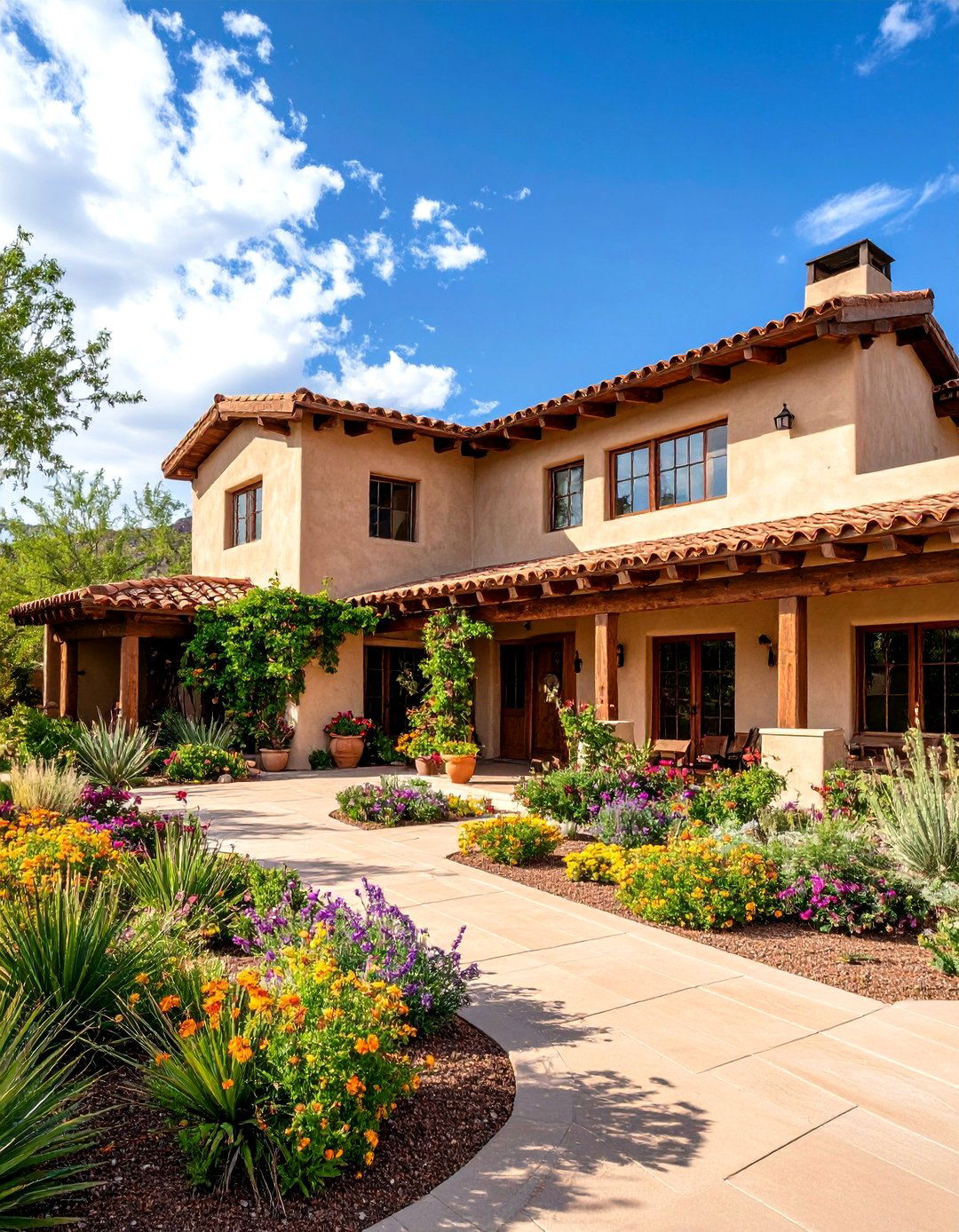 Southwestern Adobe Greige Harmony - 24 Greige Paint Colors for Exteriors
