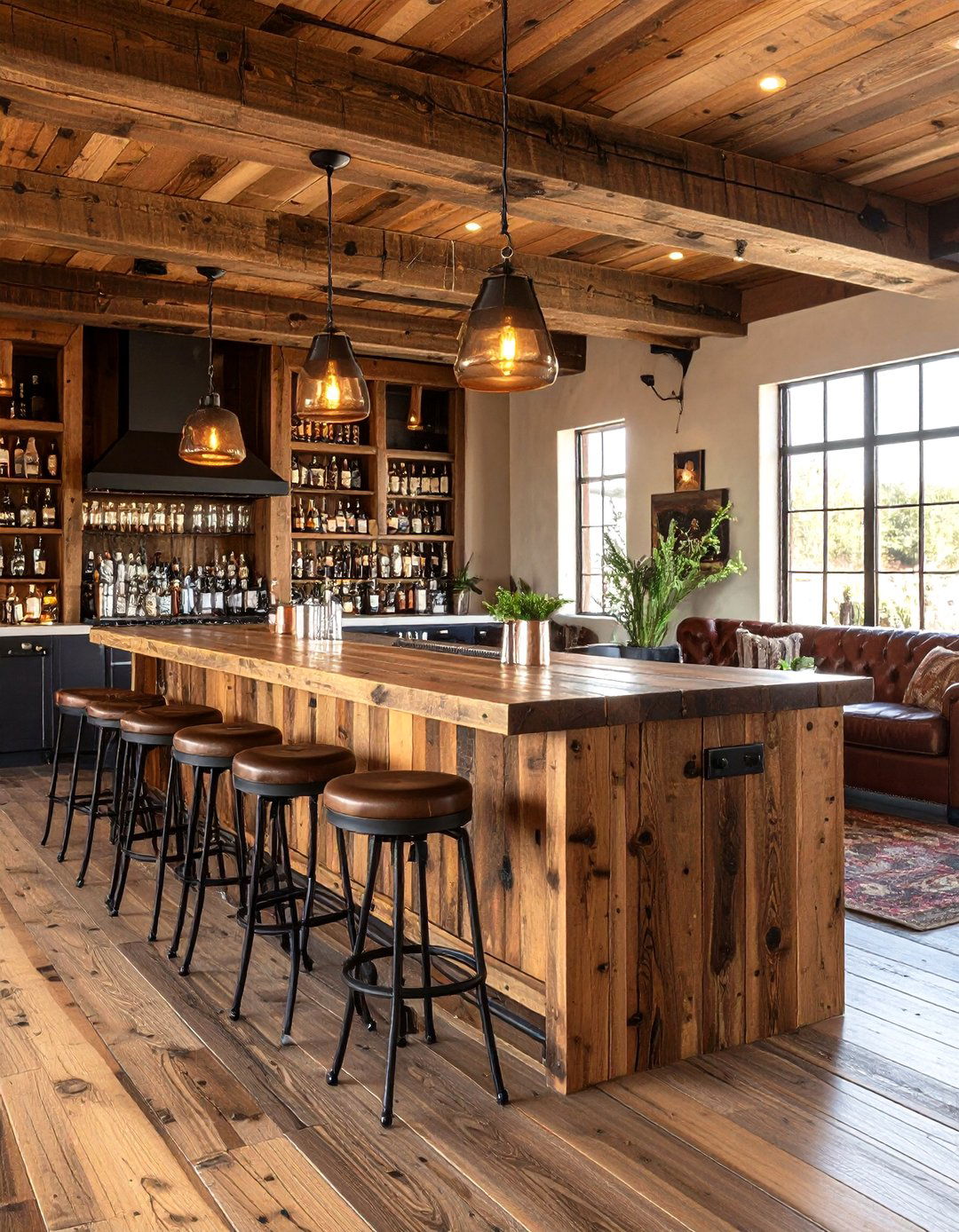 Southwestern Bar and Lounge Area - 24 Southwestern Decor Ideas