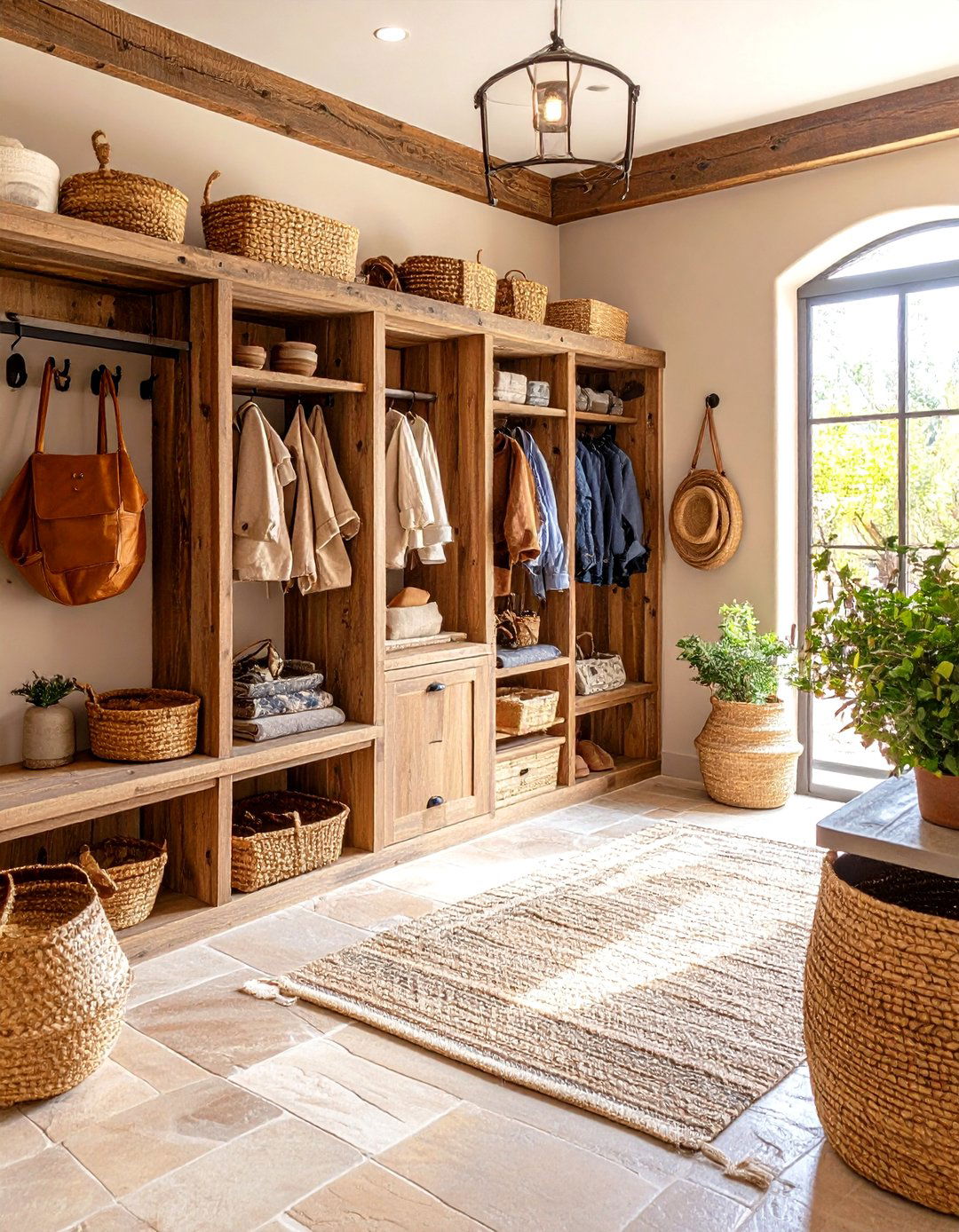 Southwestern Mudroom and Entryway Storage - 24 Southwestern Decor Ideas