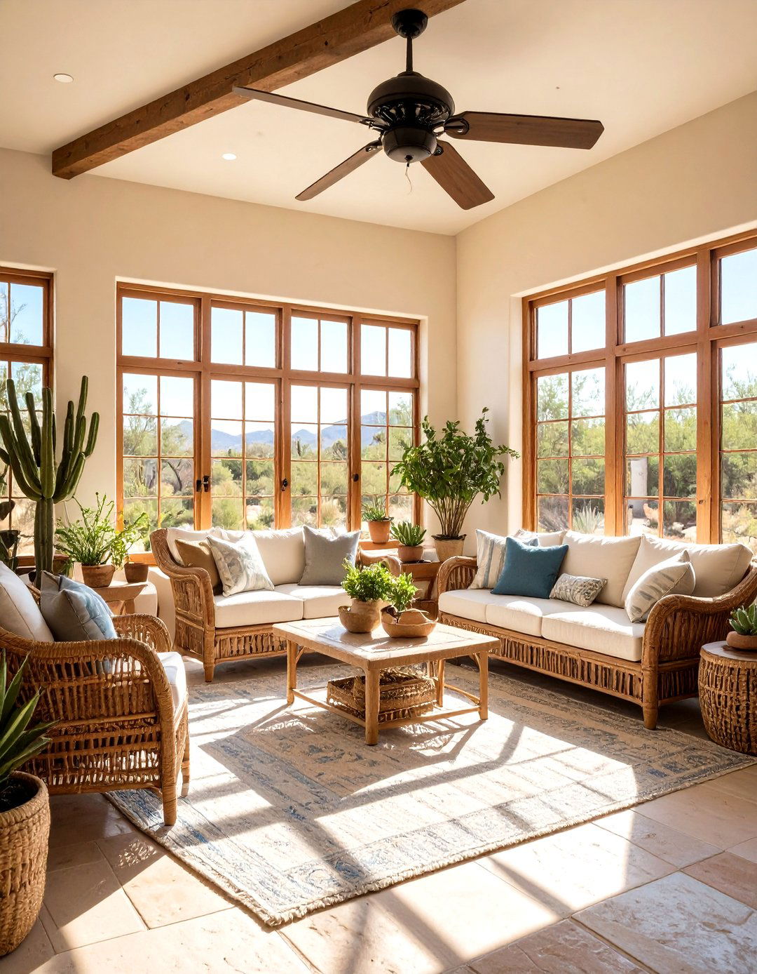 Southwestern Style Sun Room Addition