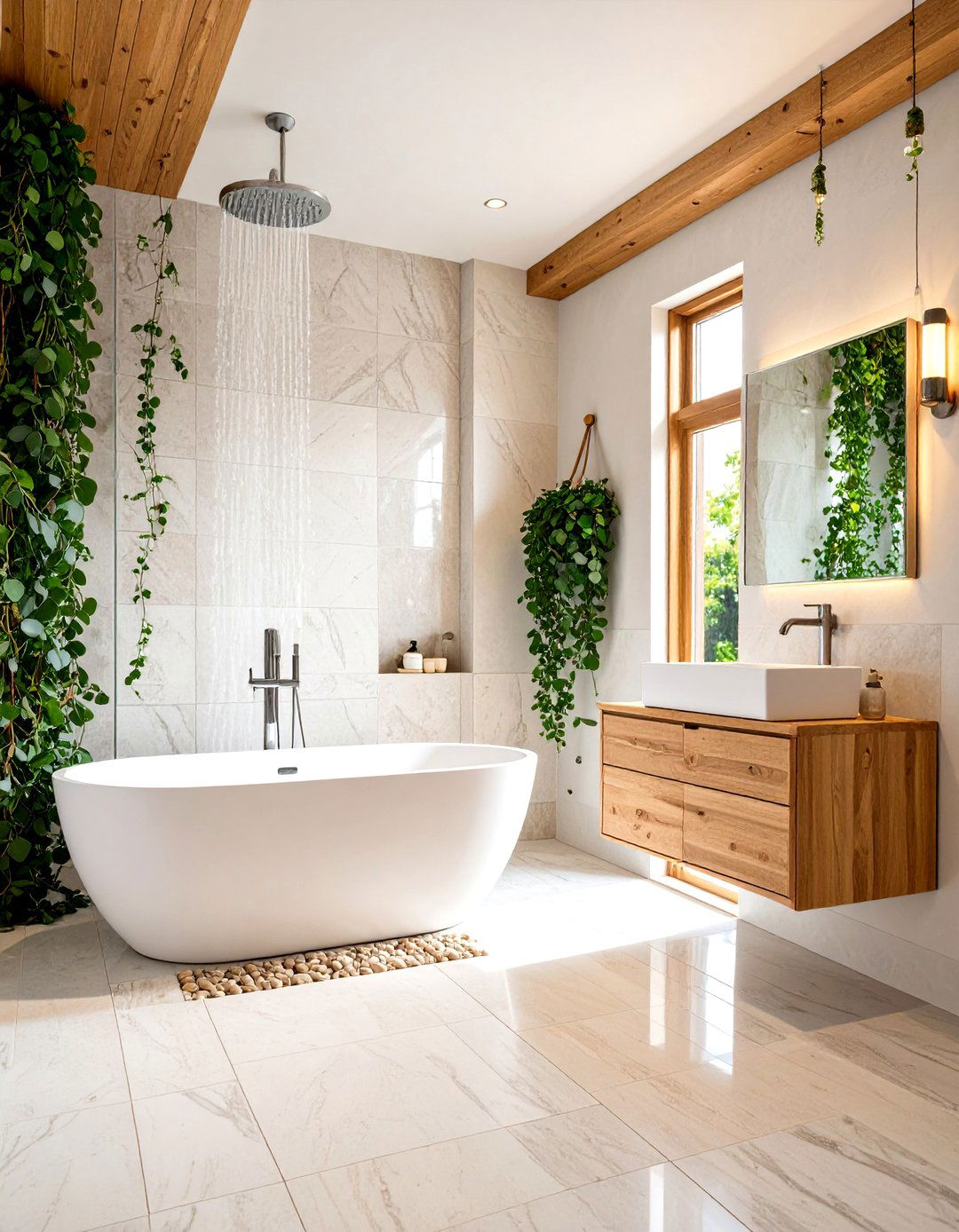 Spa Grade Eucalyptus Integration - 24 Elegant Bathroom Decor Ideas