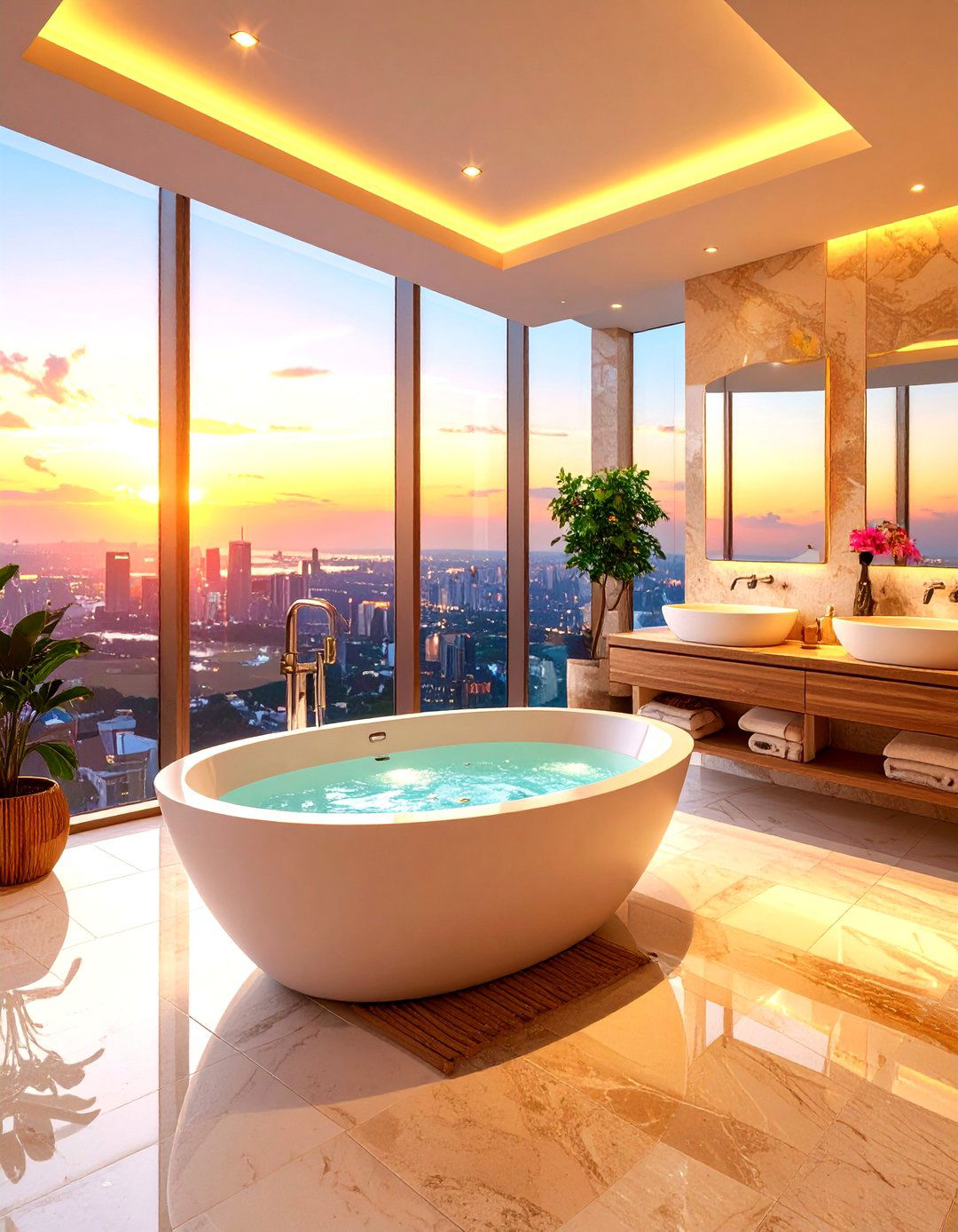 Spa Inspired Bathroom Wellness Retreats - 24 Penthouse Design Ideas