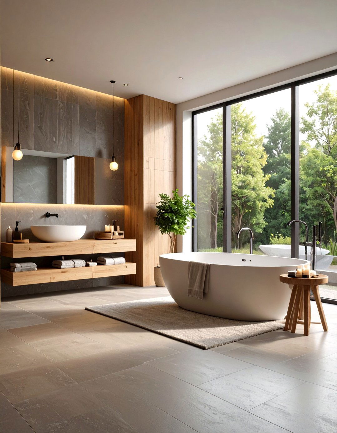 Spa Inspired Bathroom Wellness - 24 Neutral Bathroom Ideas