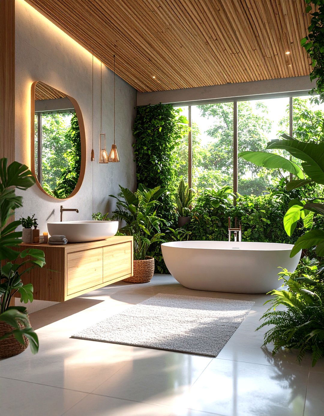 Spa Inspired Blue and Gray Retreat - 24 Blue and Gray Bathroom Ideas