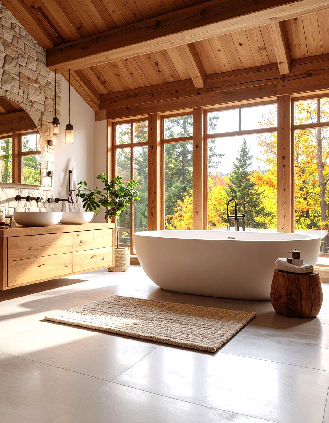 Spa Inspired Master Bathroom - 24 Barndominium Interior Ideas