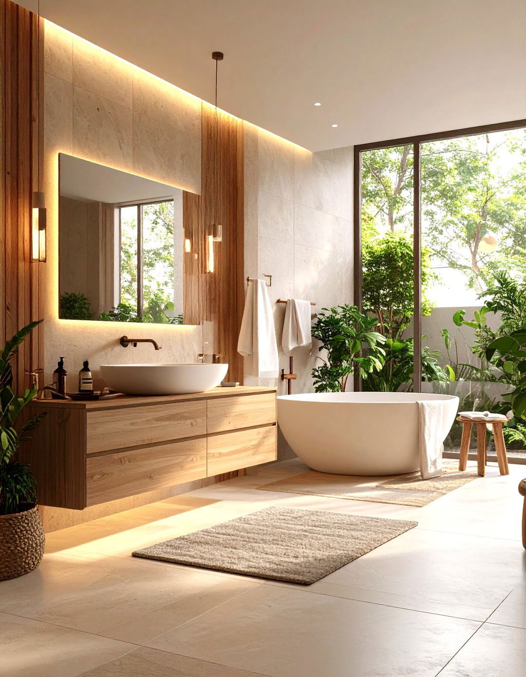 Spa Inspired Minimalism - 24 Small Ensuite Design Ideas