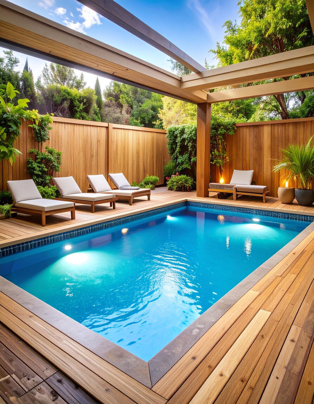 Spa Inspired Wellness Plunge Pool - 24 Plunge Pool Ideas