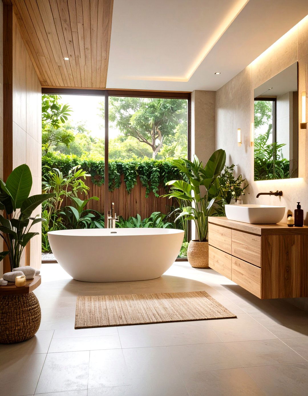 Spa Inspired Wellness Retreat Design - 24 Large Bathroom Ideas