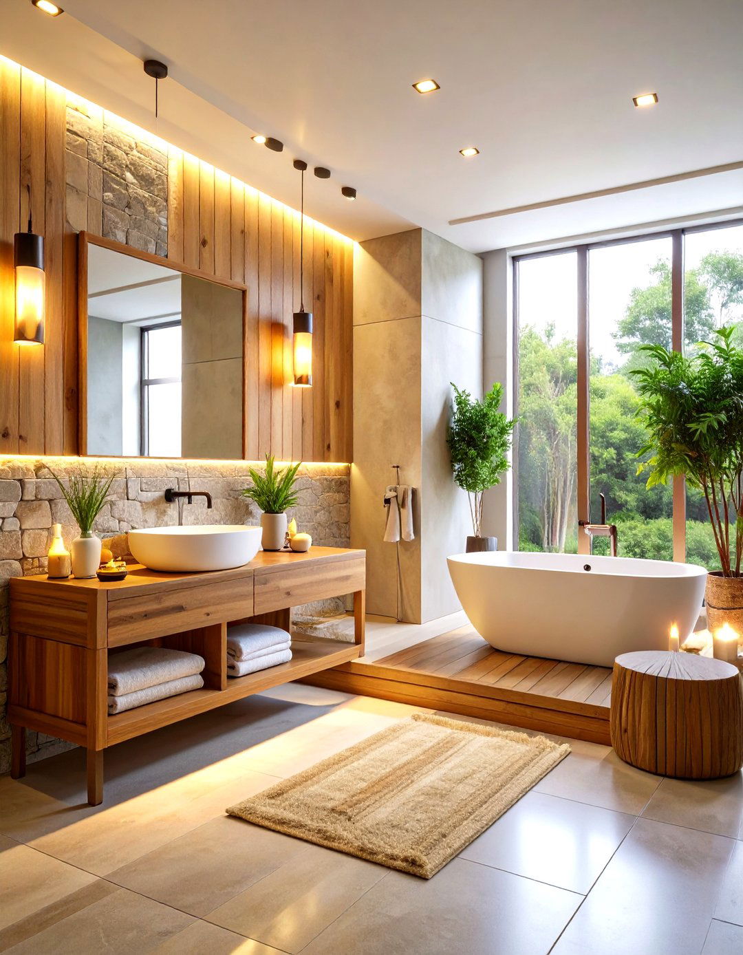 Spa Inspired Wellness Retreat Design - 24 Bathroom Decor Ideas