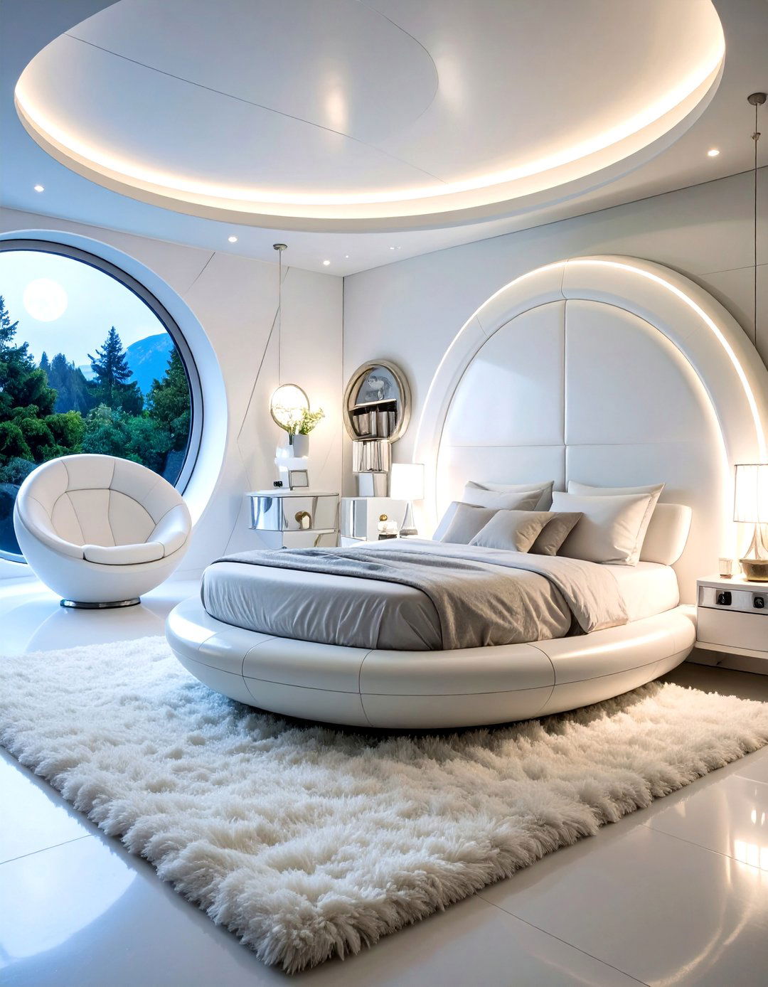 Space Age Futuristic Design - 24 60s Bedroom Ideas