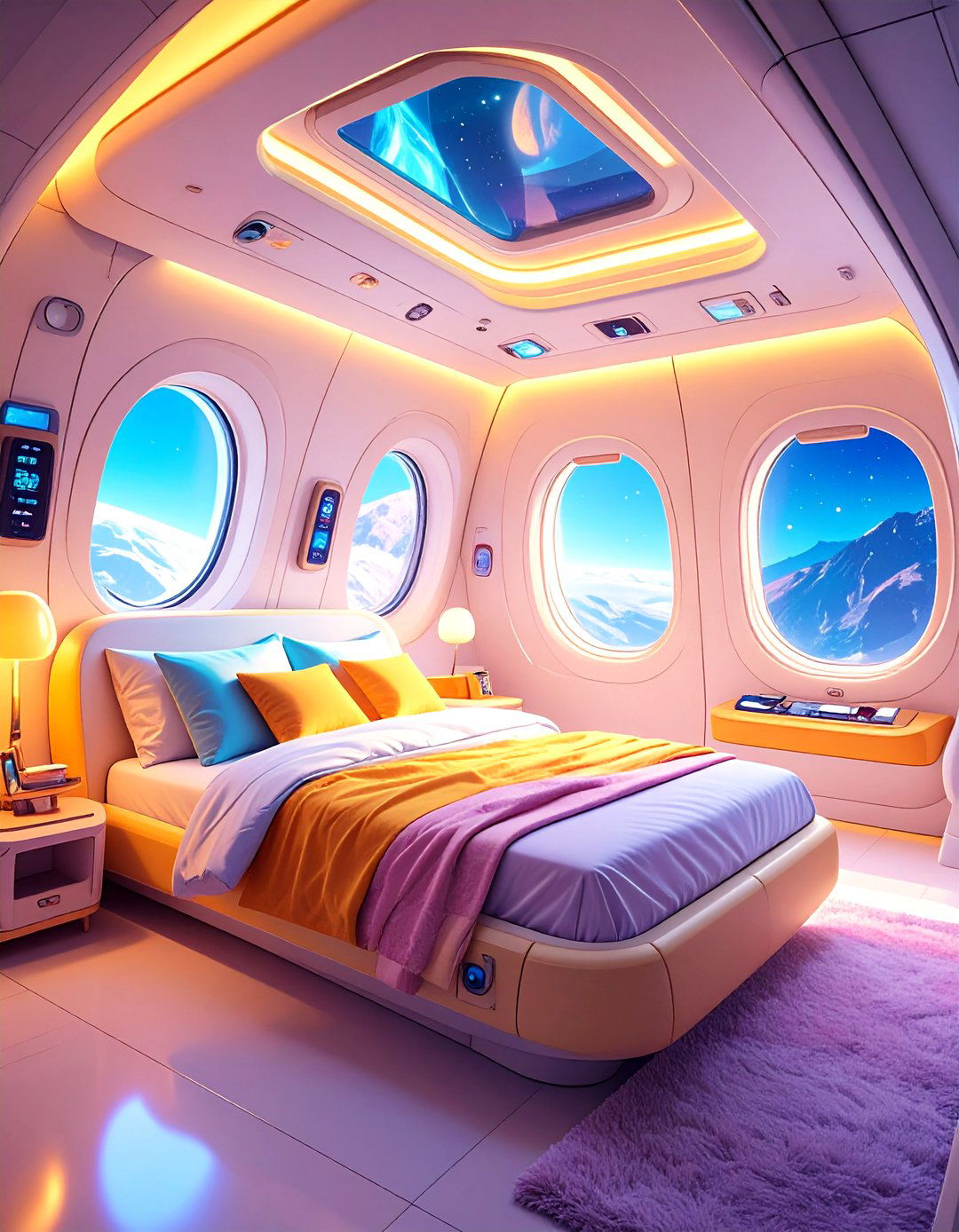 Space Capsule Sleeping Pod - 24 Space-themed Room Ideas