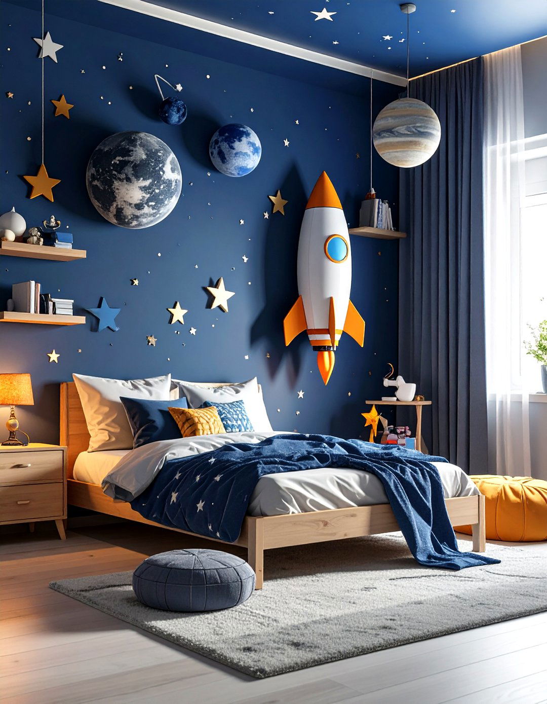 Space Explorer Adventure Room - 24 Boys Room Ideas