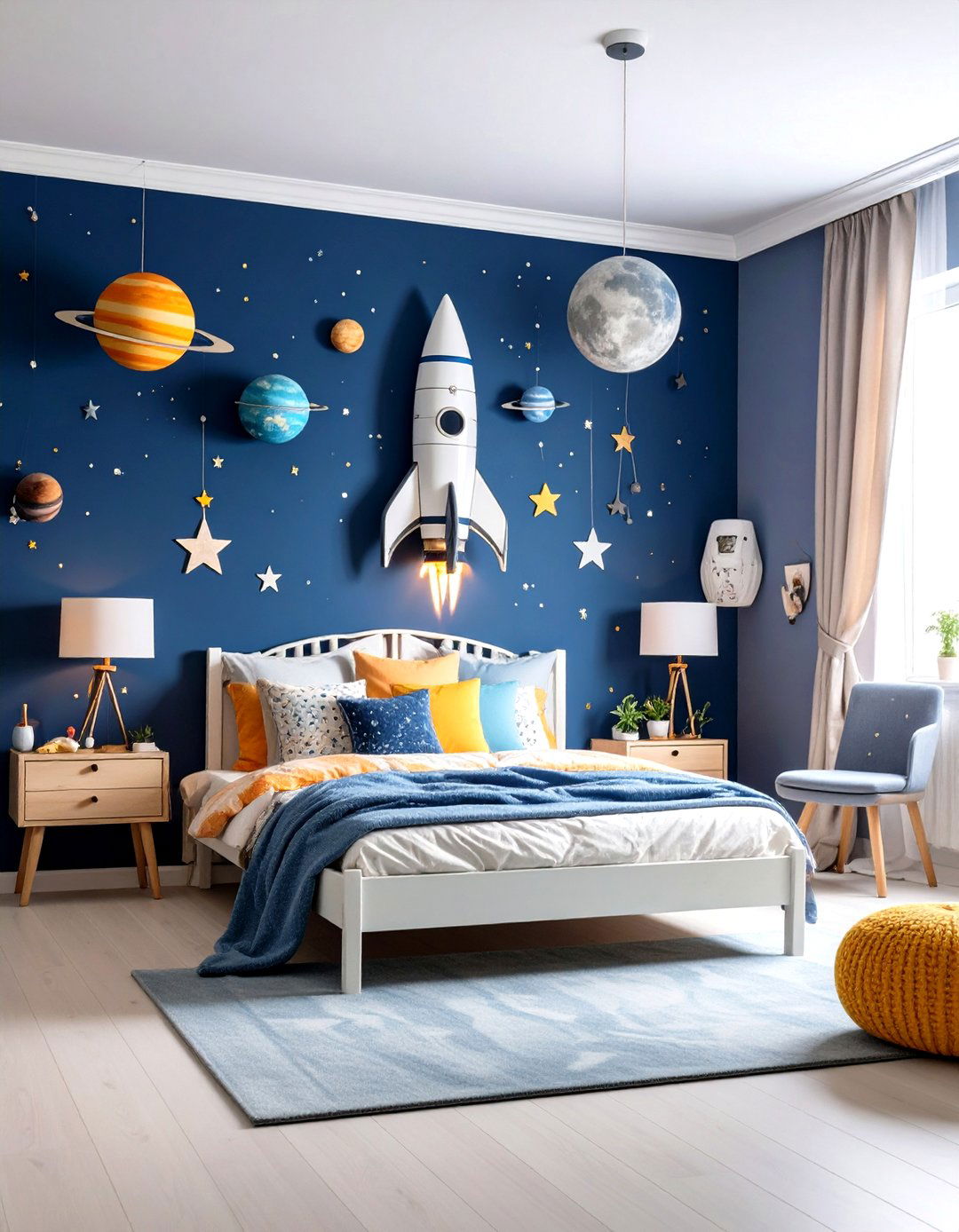 Space Explorer Galaxy Room - 24 Toddler Room Ideas