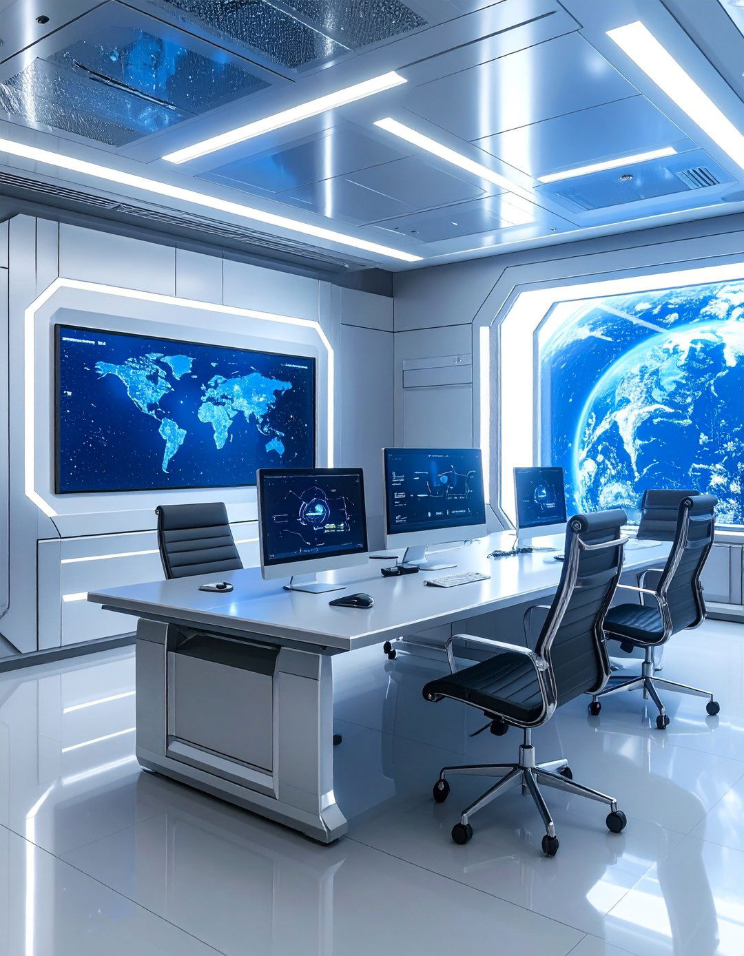 Space and Science Fiction Office - 24 Man Cave Office Ideas