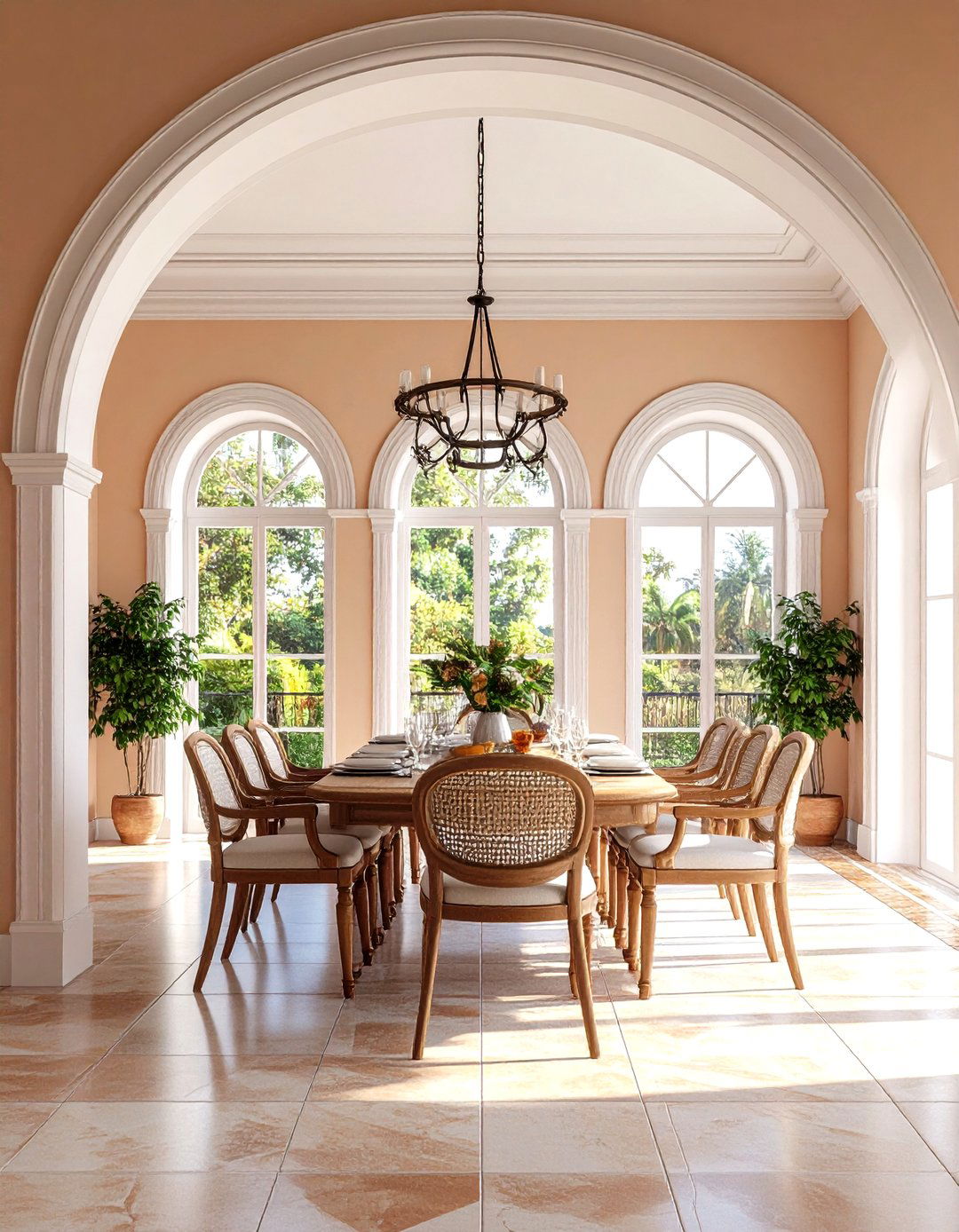 Spanish Arched Dining Room Spaces - 24 spanish style dining room ideas