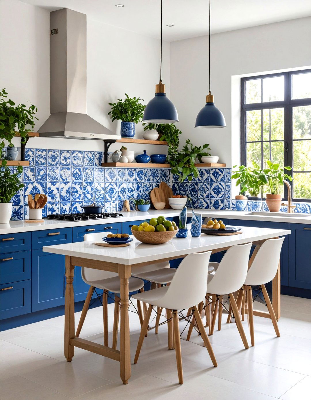 Spanish Blue and White Tile Patterns - 24 Spanish Style Kitchen Ideas