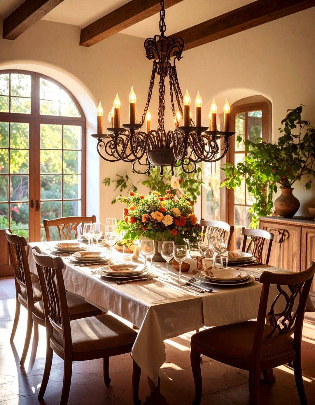 Spanish Chandelier Lighting Design - 24 spanish style dining room ideas