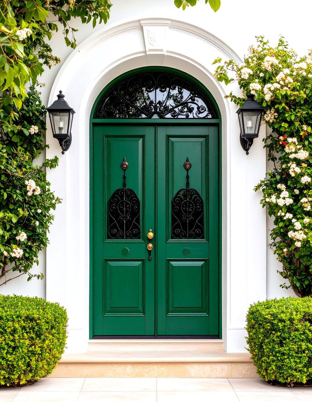 Spanish Colonial Arched Front Door - 24 Rustic Front Door Ideas