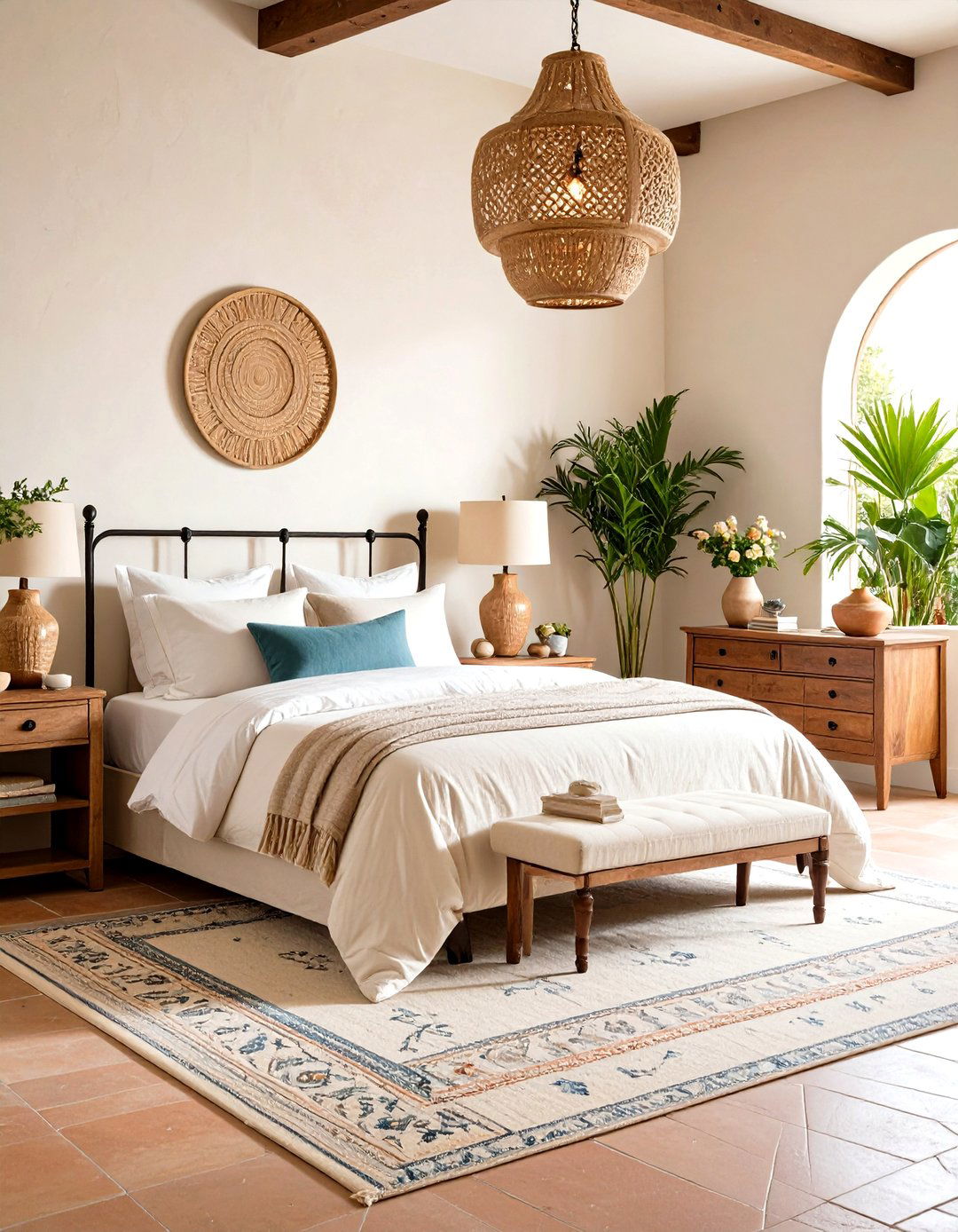 Spanish Colonial Guest Bedroom - 24 Southwestern Decor Ideas