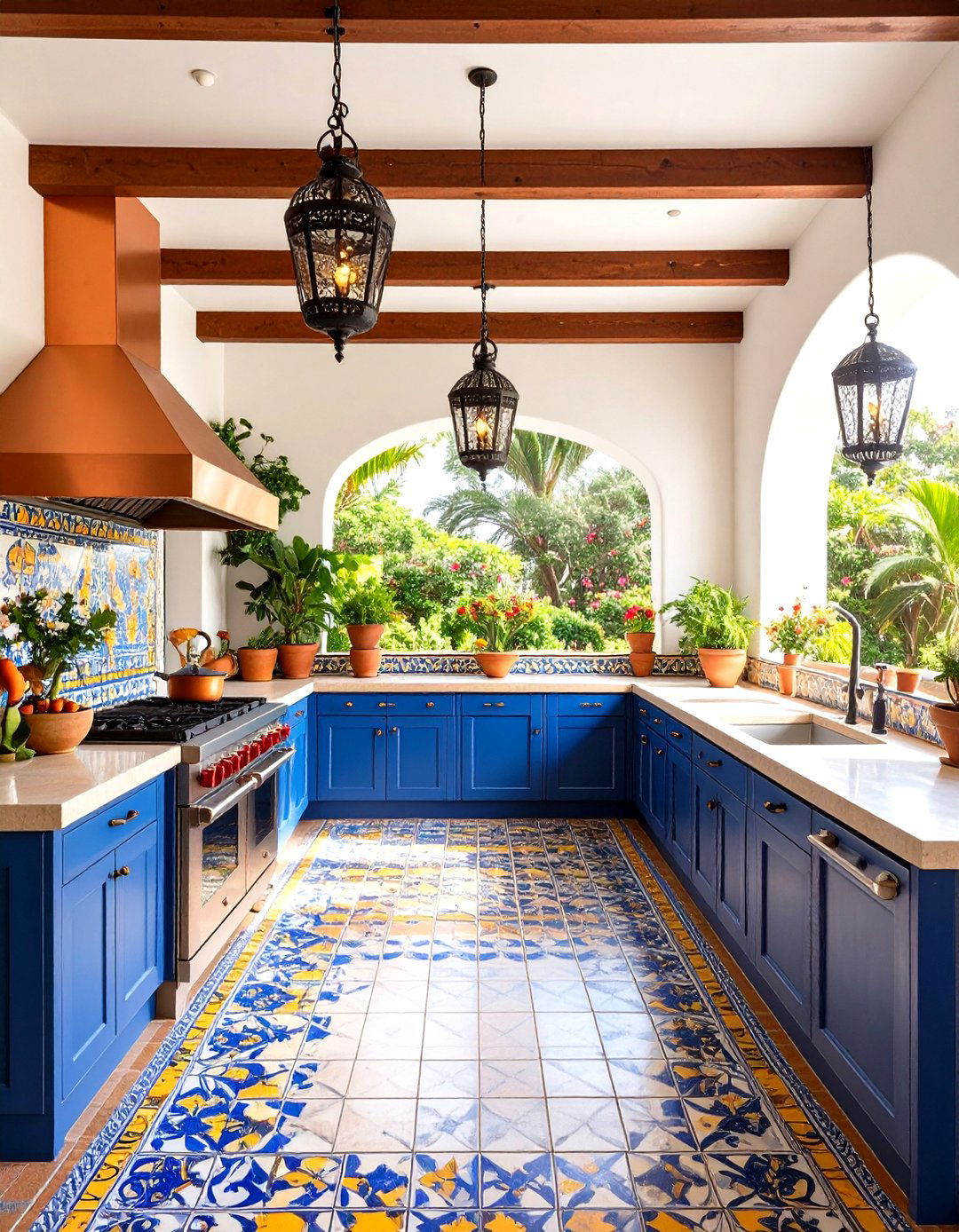 Spanish Colonial Lanai Kitchen - 24 Lanai Kitchen Ideas