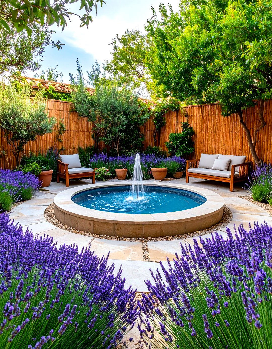 Spanish Courtyard Meditation Garden - 24 Spanish Courtyard Ideas