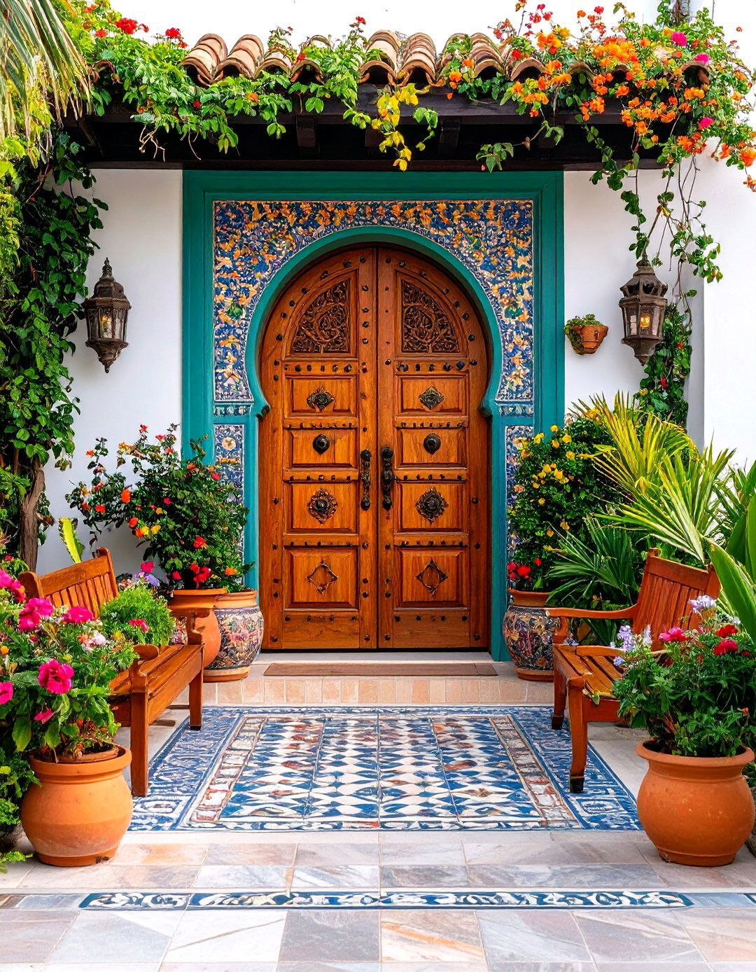 Spanish Door Hardware Finish Options - 24 Spanish Style Front Door Ideas