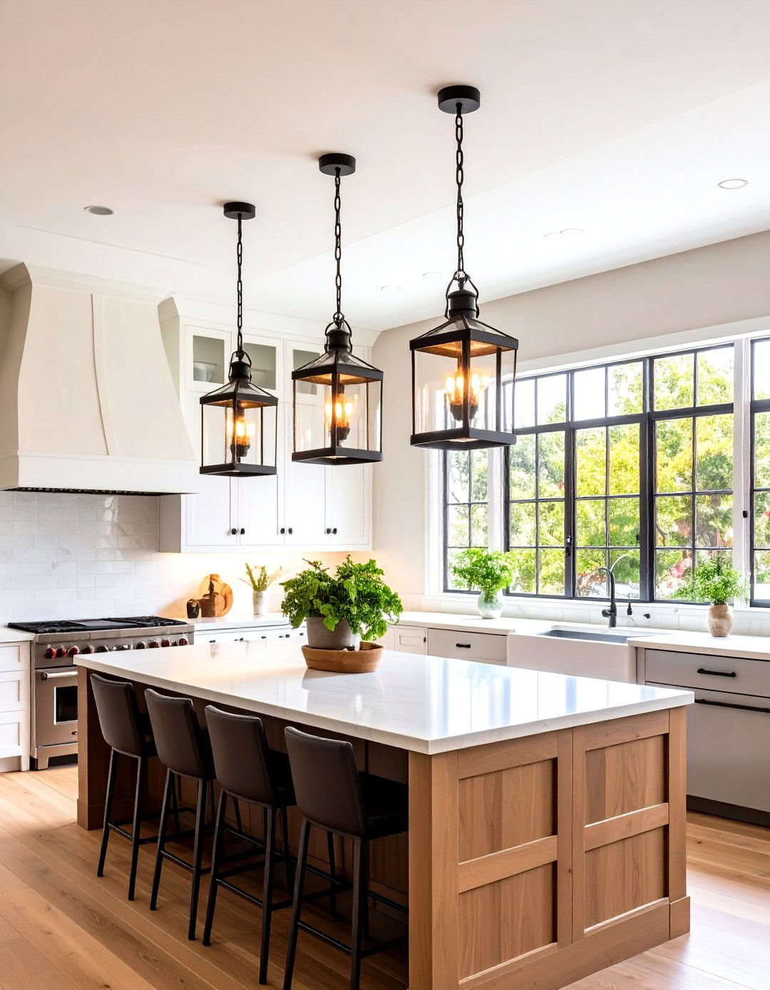Spanish Pendant Light Clusters - 24 Spanish Style Kitchen Ideas