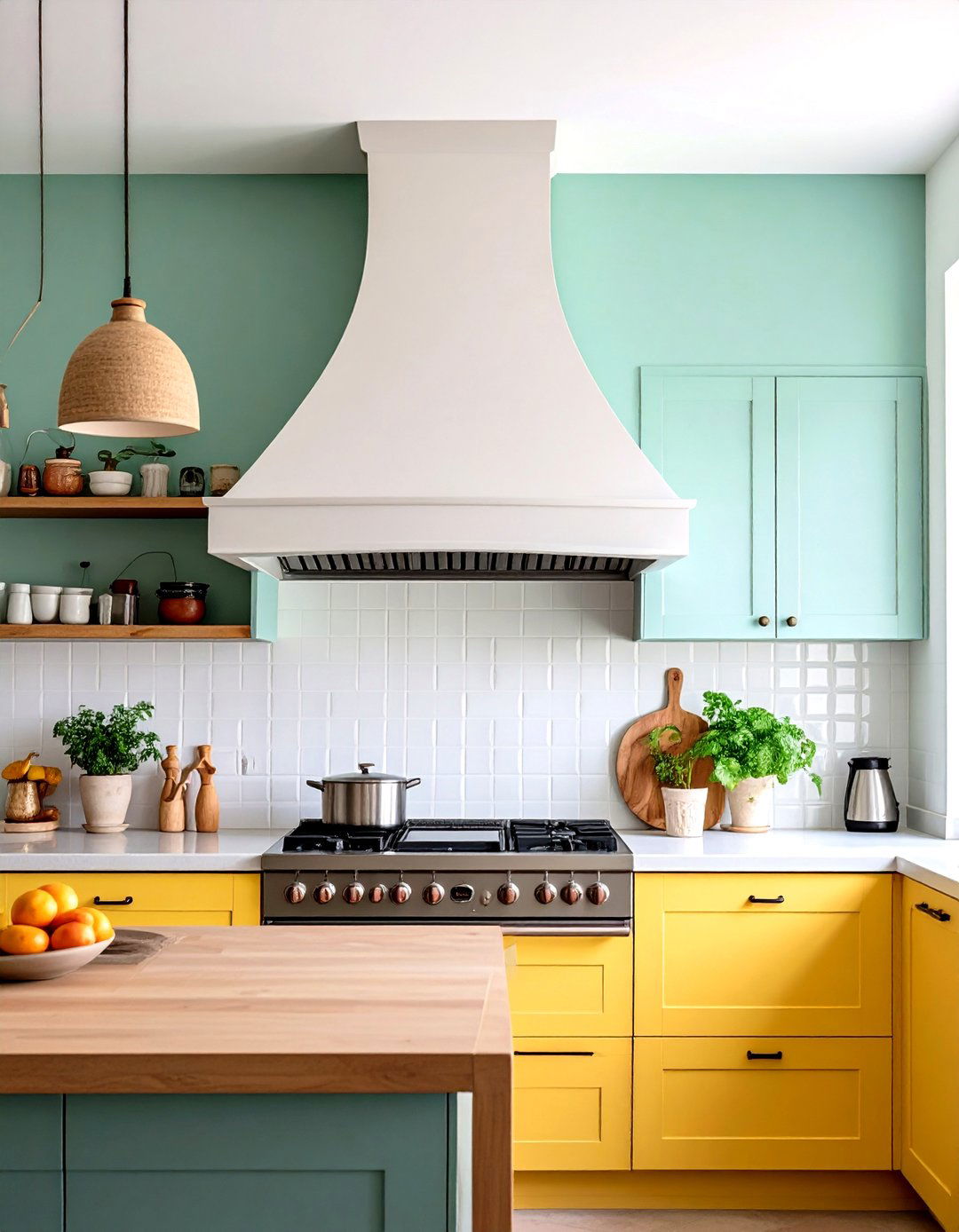 Spanish Range Hood with Decorative Plaster Details - 24 Spanish Style Kitchen Ideas