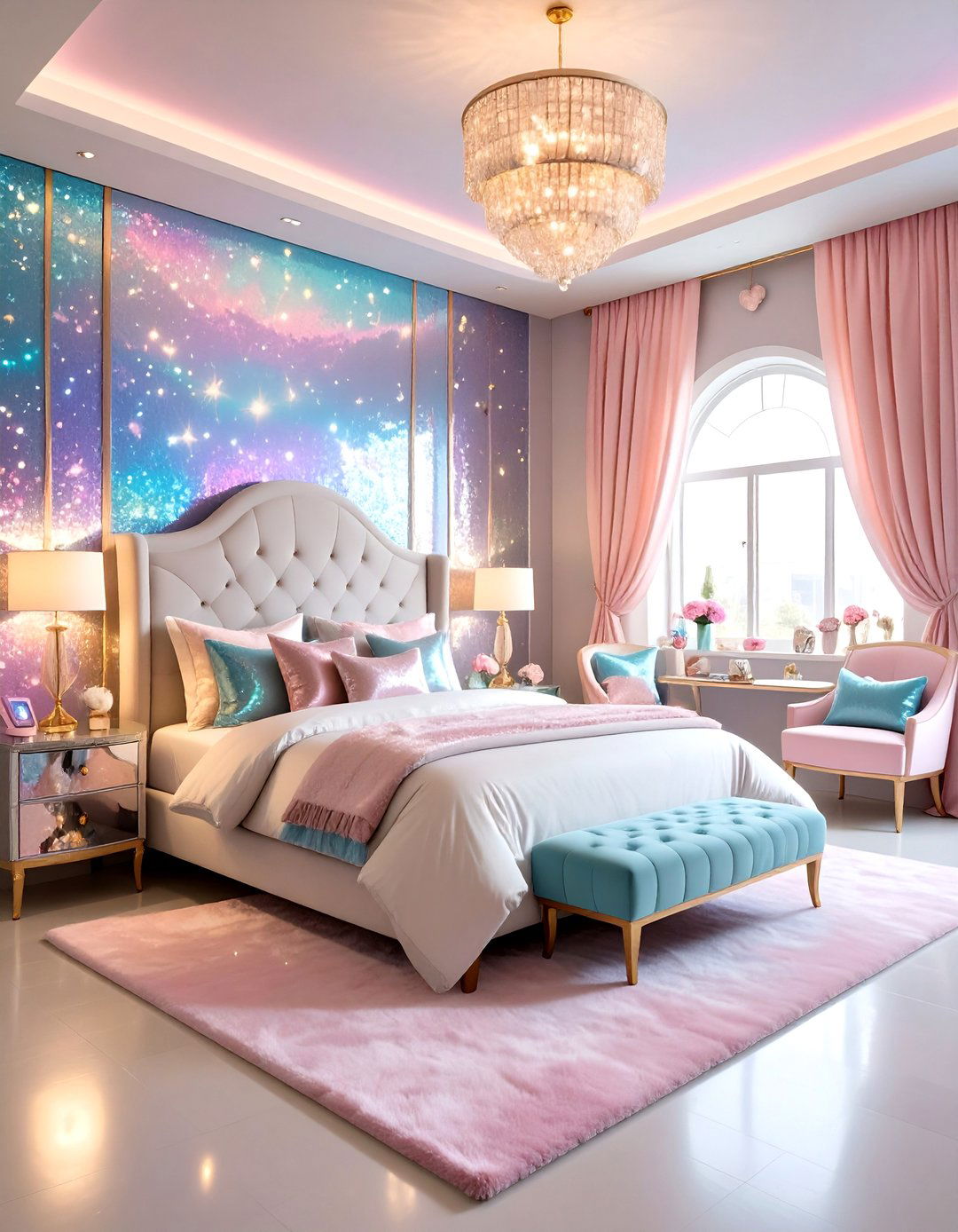 Sparkle and Glitter Barbie Paradise - 24 Barbie Room Ideas