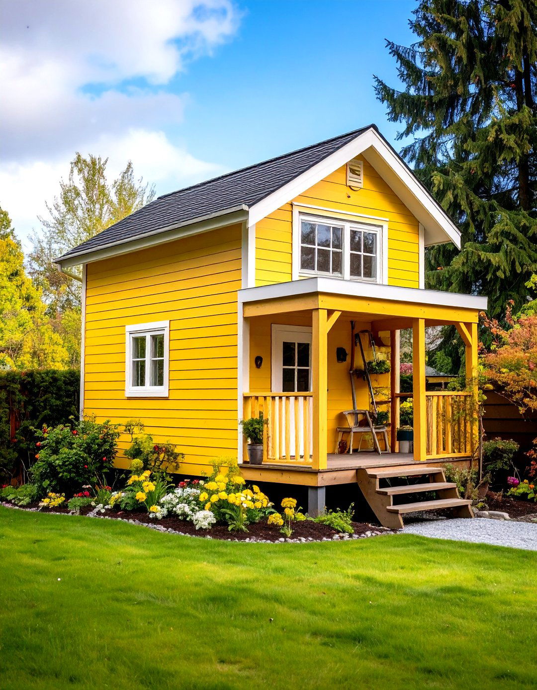Split Level Multi Purpose Design - 24 wood shed ideas