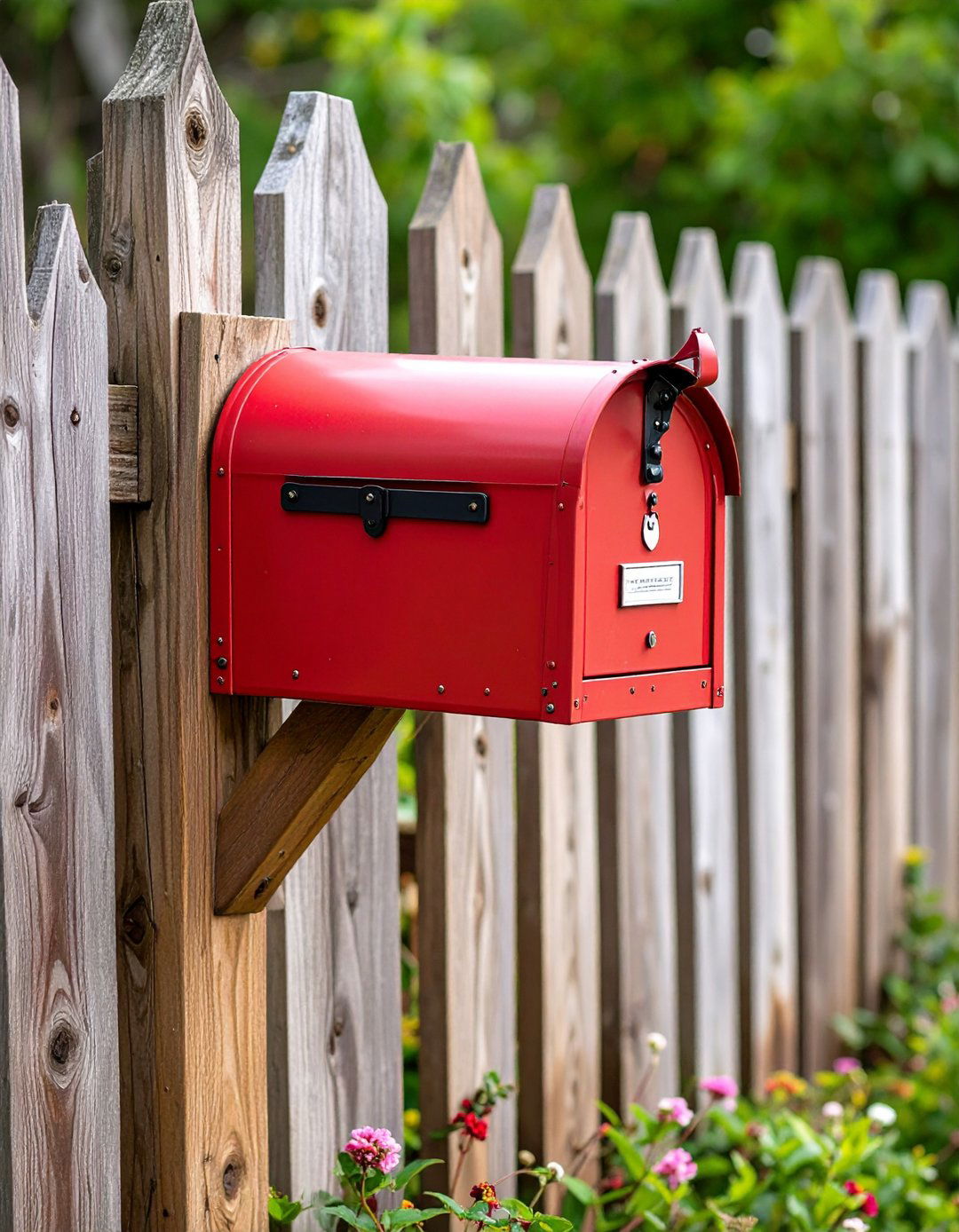 Split Rail Fence Integration - 24 Mailbox Post Ideas