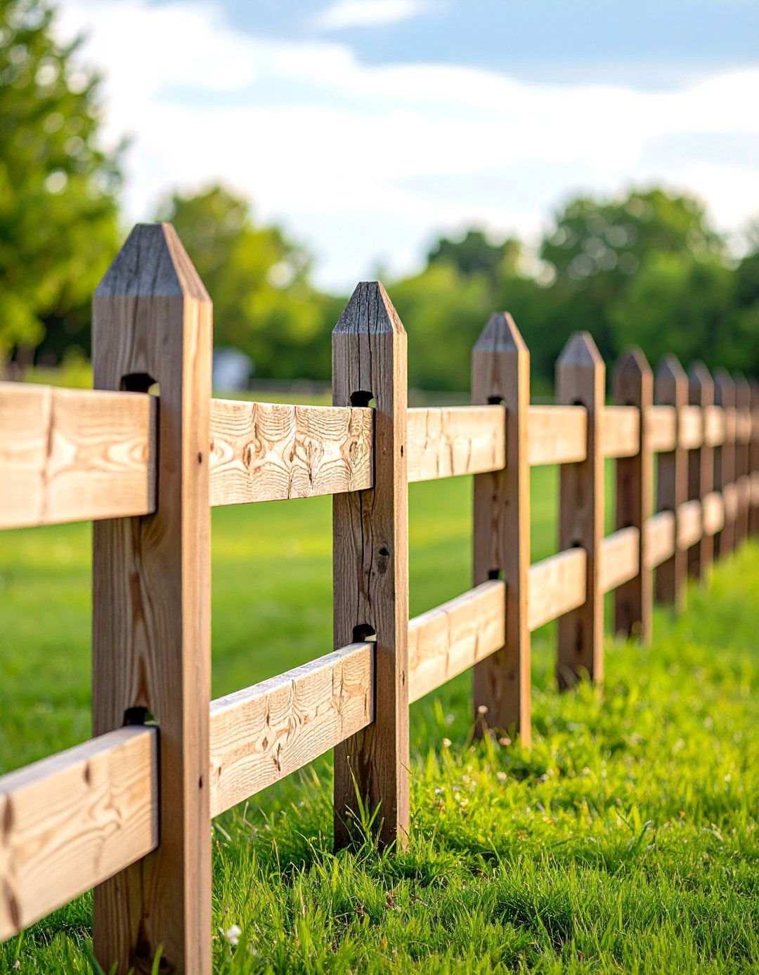 Split Rail Fence - 24 Wood Fence Ideas