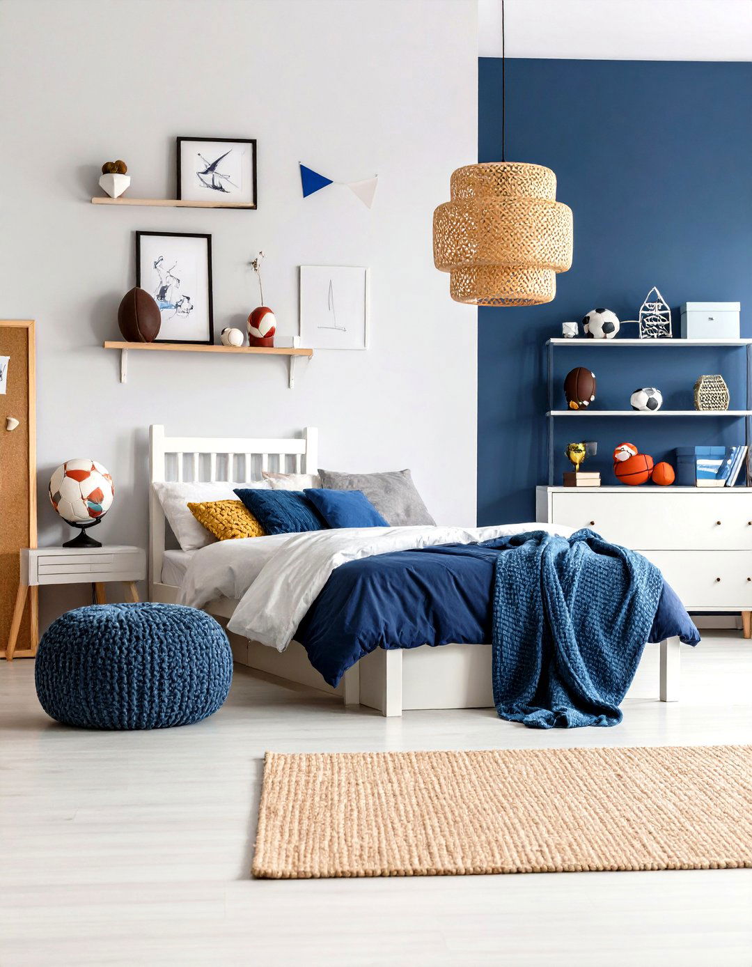 Sports All Star Bedroom Design - 24 Boys Room Ideas