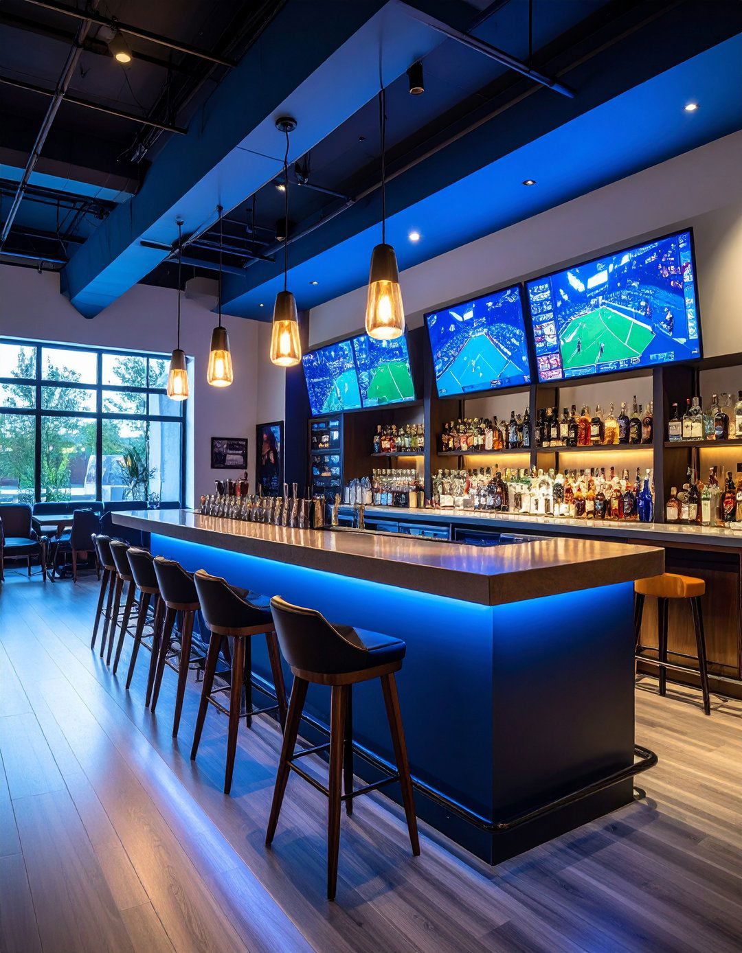 Sports Bar Entertainment Hub - 24 Man Cave Design Ideas