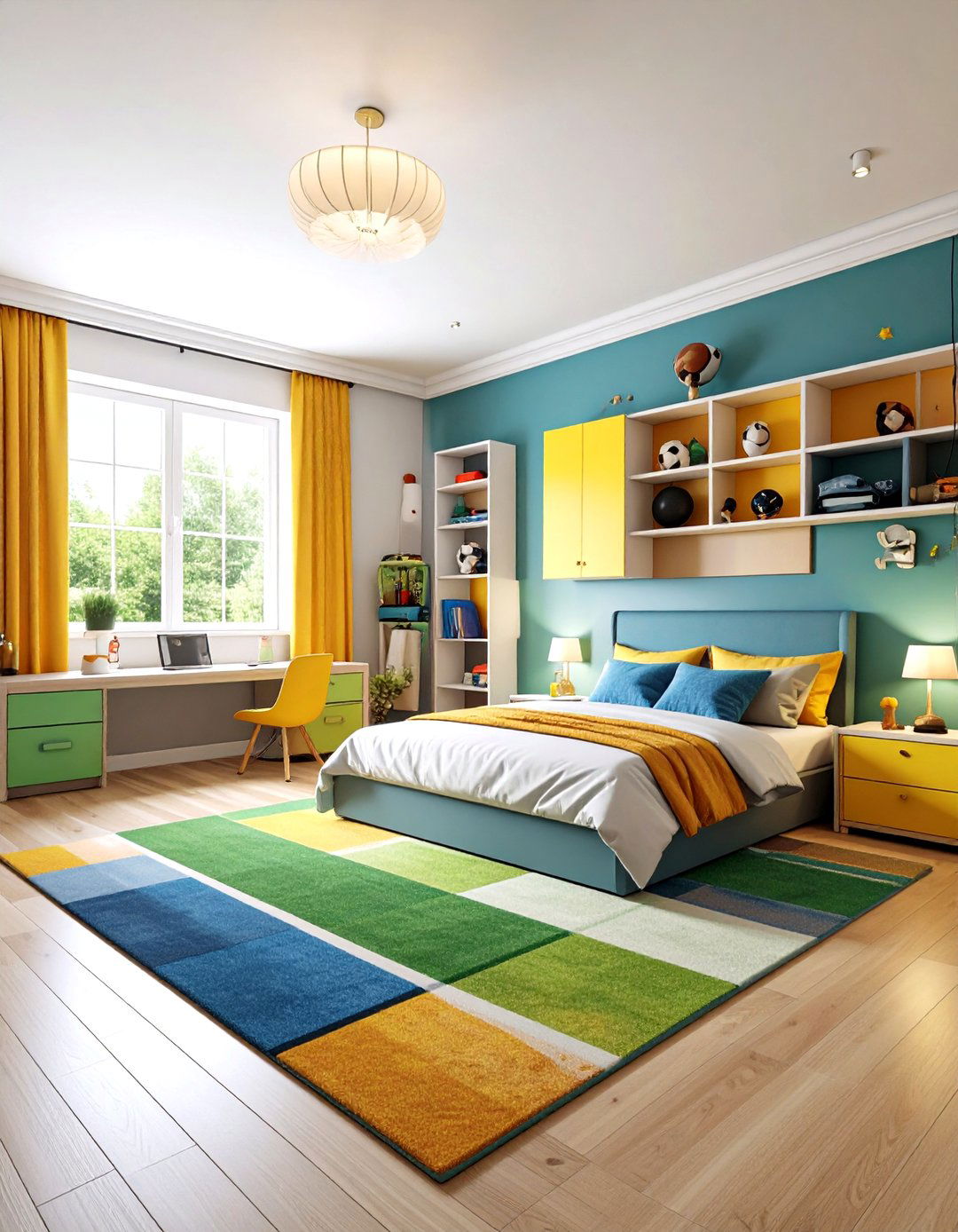 Sports Champion Athletic Bedroom - 24 Kids Room Ideas