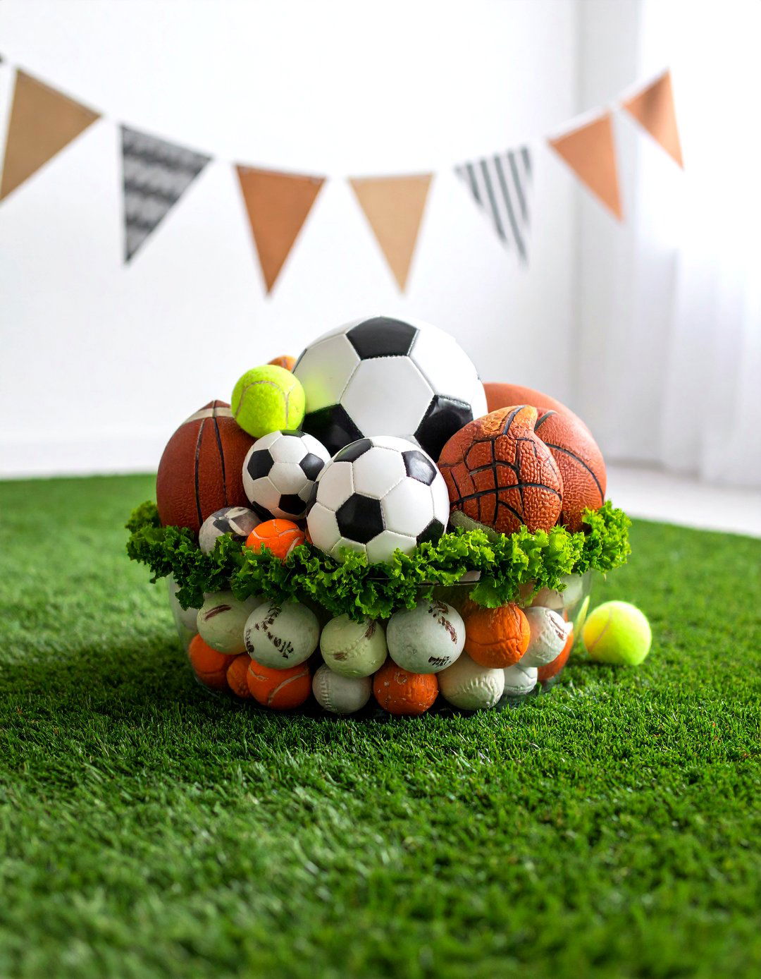 Sports Team Championship Baby - 24 Baby Shower Centerpiece Ideas