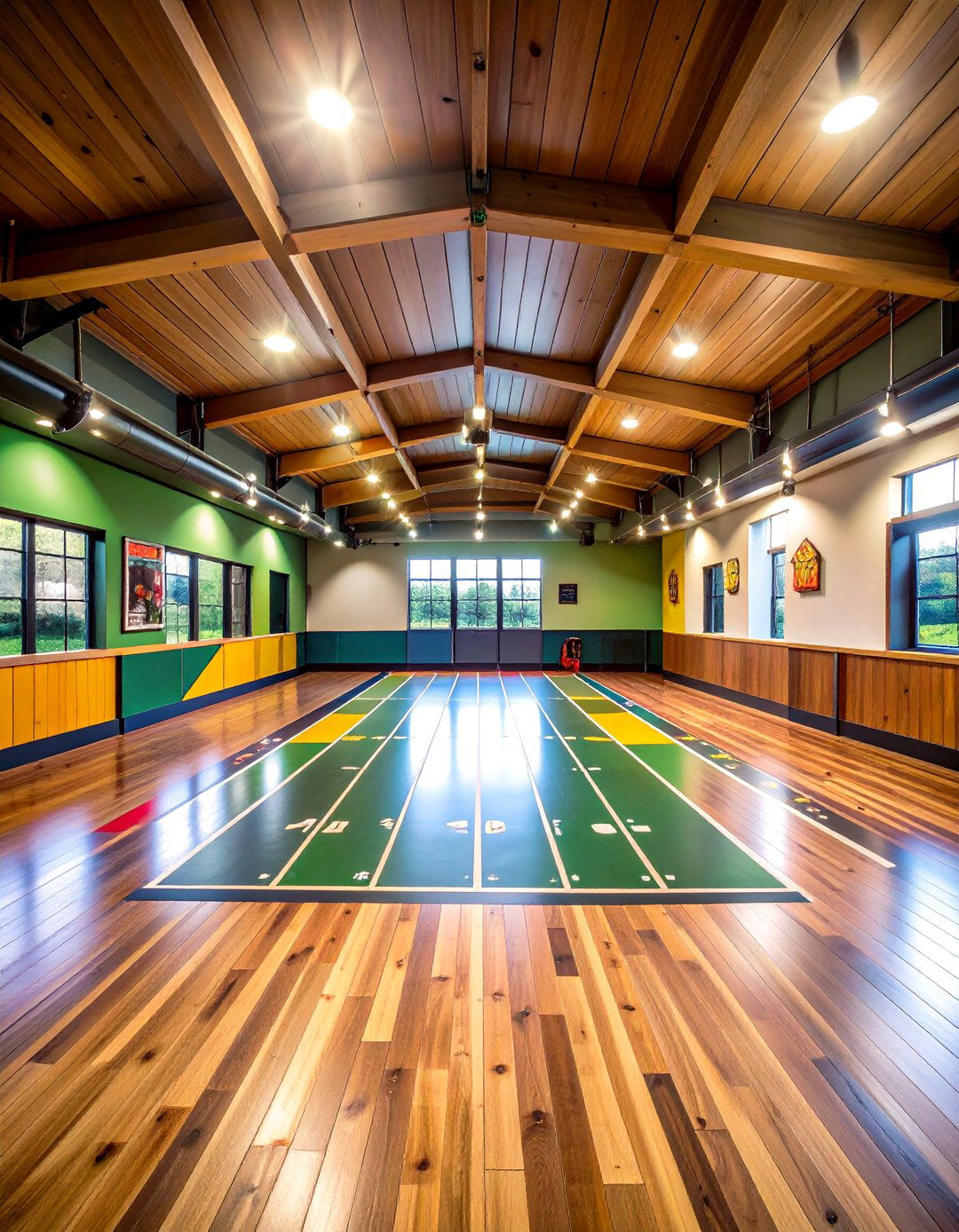 Sports Team Themed Flooring - 24 Man Cave Flooring Ideas