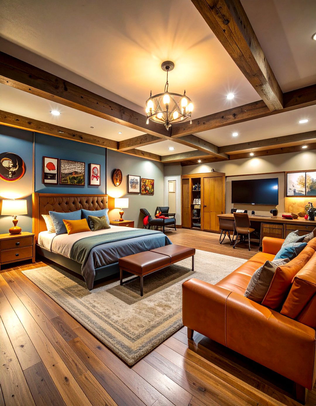 Sports Theme Basement Bedroom - 24 Basement Bedroom Ideas
