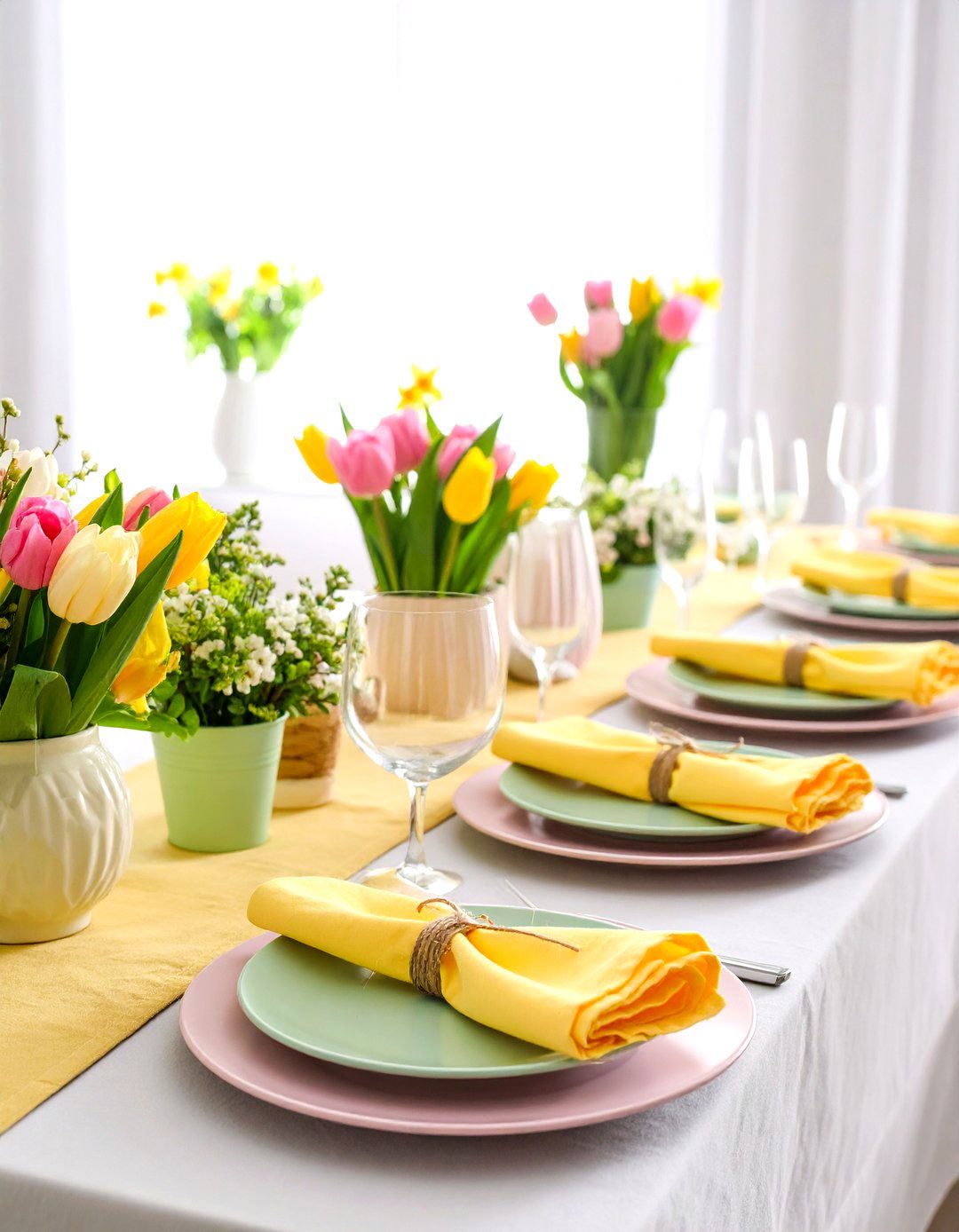 Spring Garden Fresh - 24 Table Setting Ideas