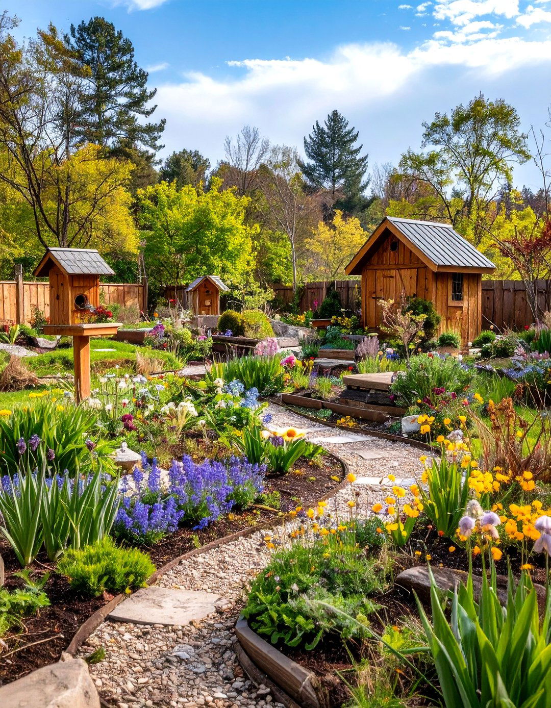 Spring Wildlife Habitat Garden - 24 Spring Garden Ideas