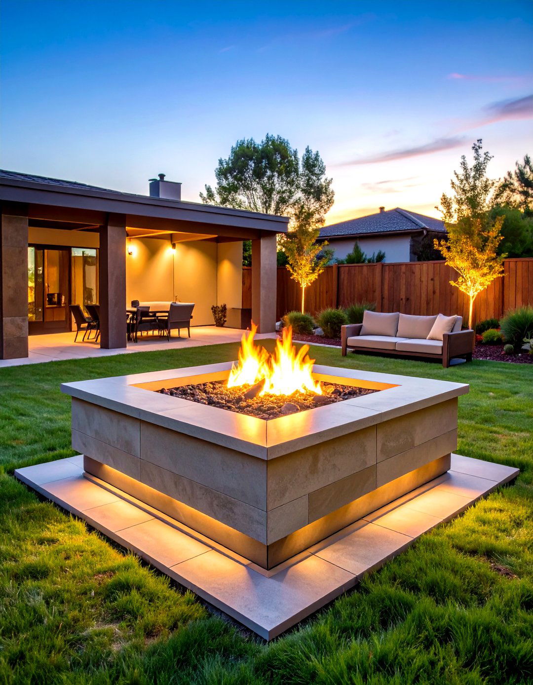 Square Fire Pit Size Considerations - 24 Square Fire Pit Ideas