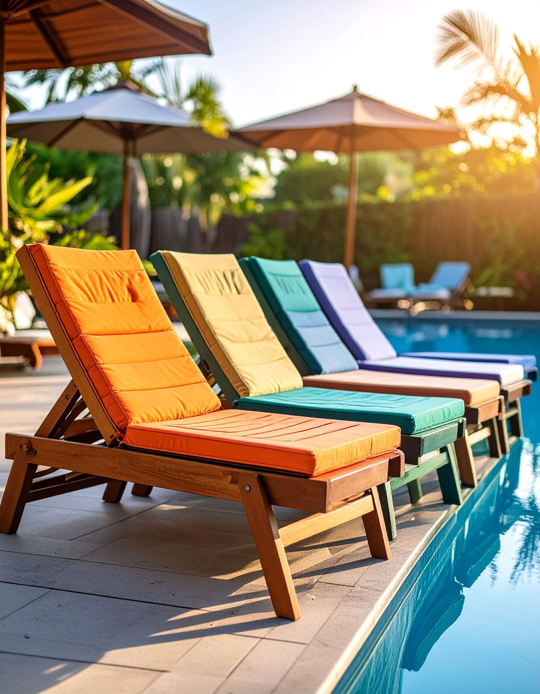 Stackable Pool Lounge Chairs - 24 Pool Furniture Ideas