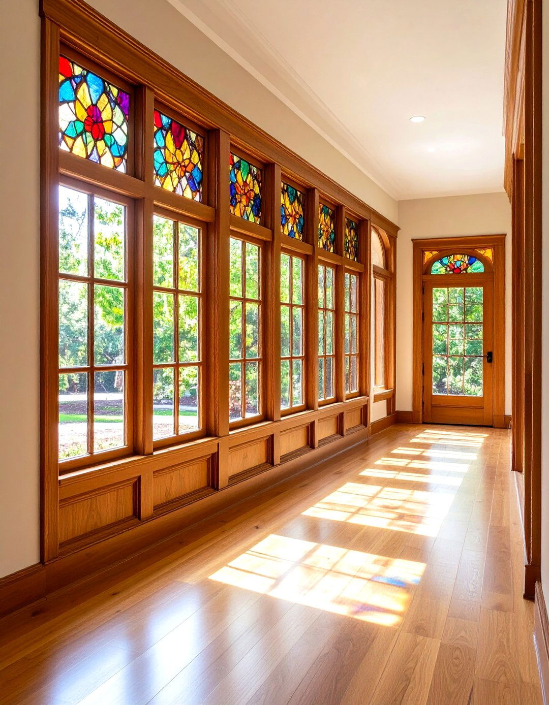 Stained Glass Panel Wainscoting - 24 Wainscoting Ideas
