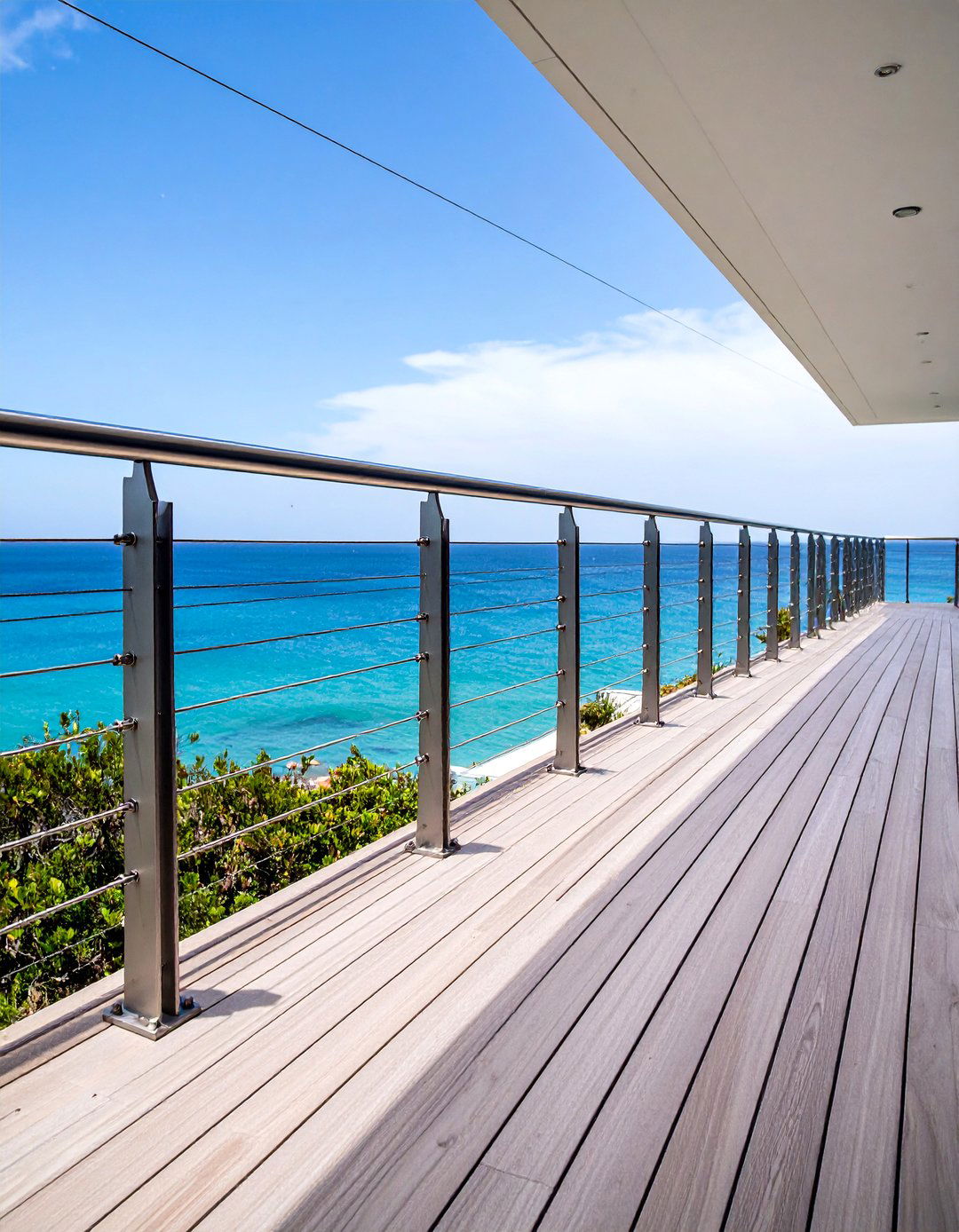 Stainless Steel Cable Railing Design - 24 Horizontal Deck Railing Ideas
